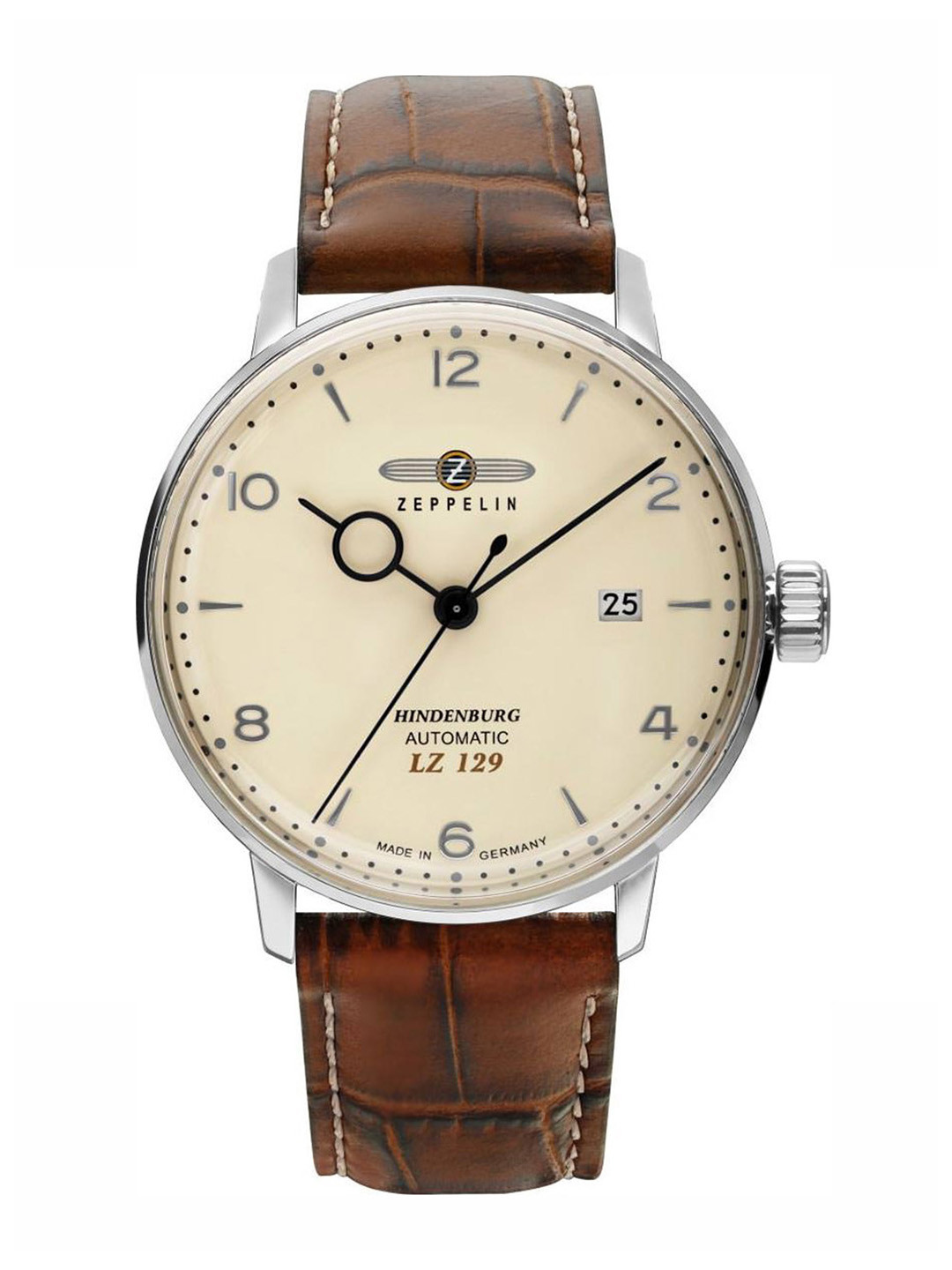 ZEPPELIN Men Dial & Leather Bracelet Style Analogue Automatic Motion Powered Watch 80625