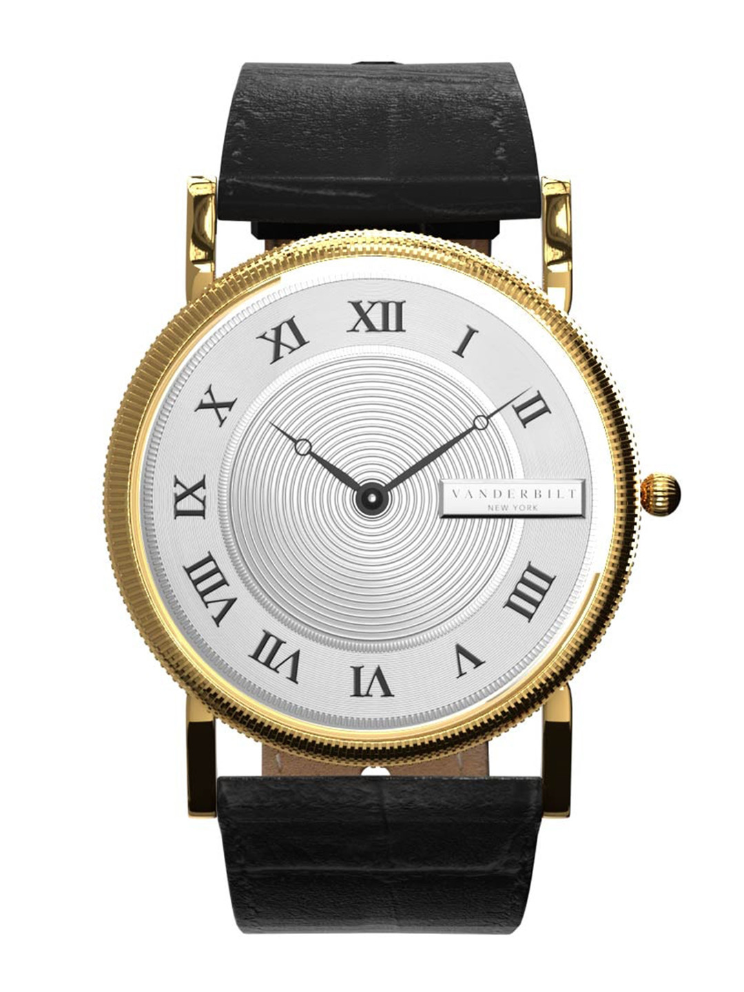 VANDERBILT NEW YORK Unisex Leather Strap Analouge Watch