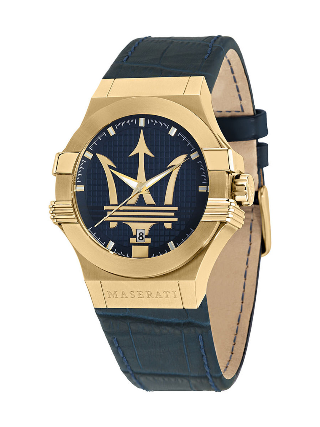 Maserati Men Dial & Leather Strap Analogue Watch R8851108035