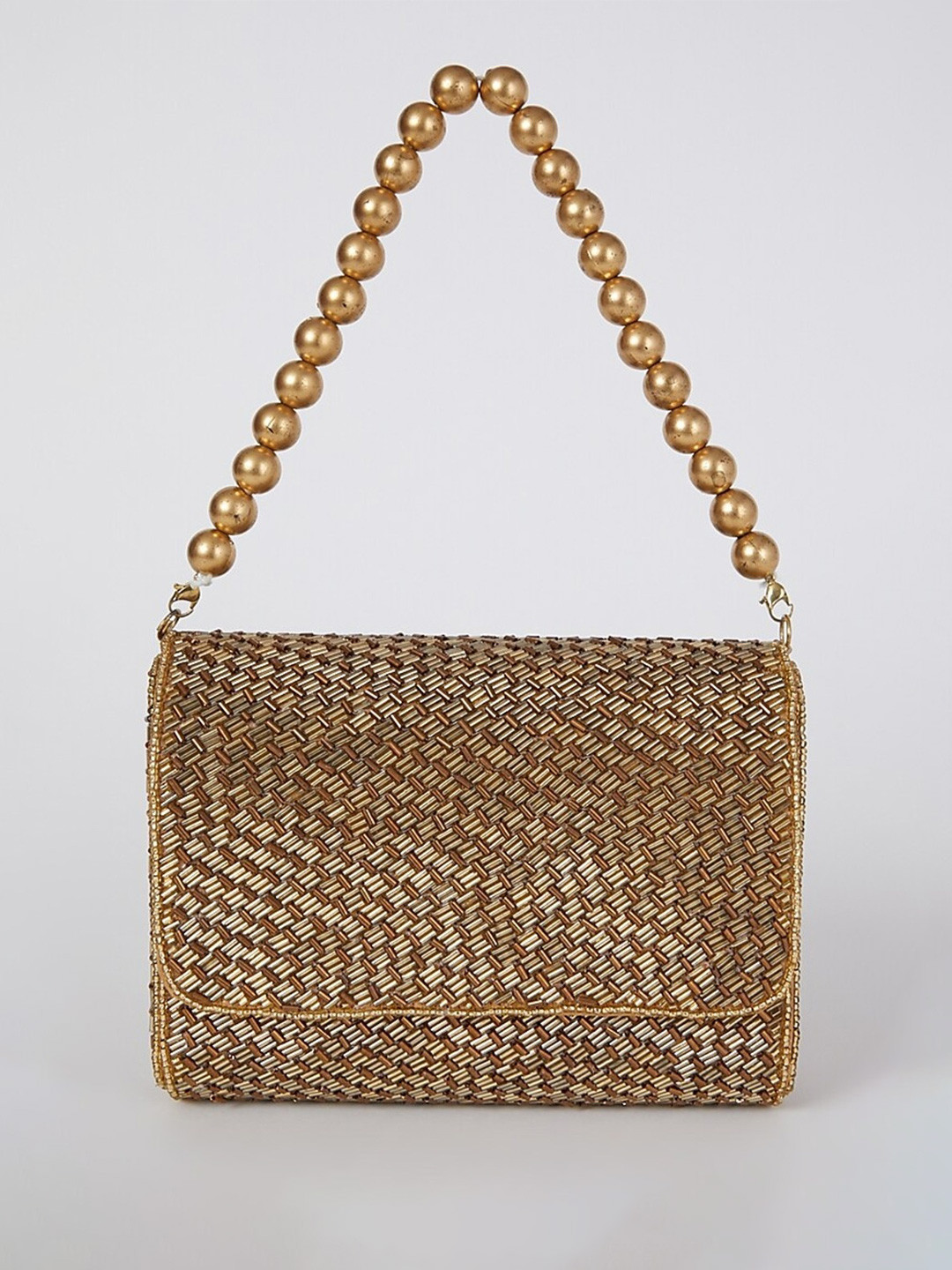 A Clutch Story Embellished Box Clutch