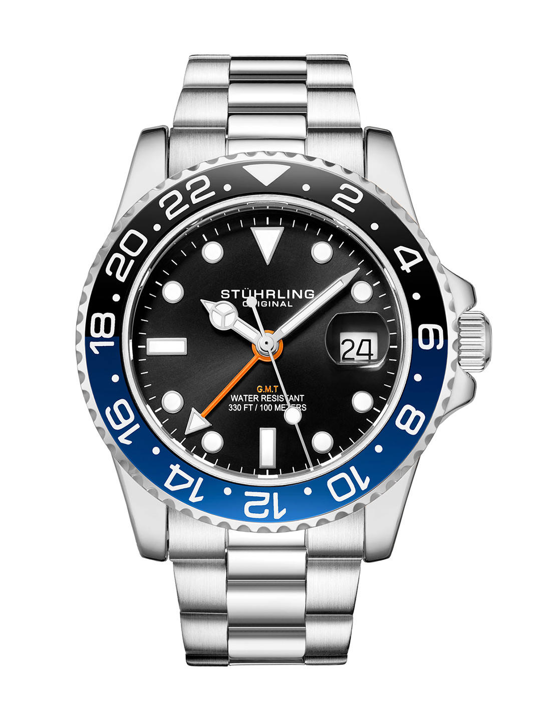 STUHRLING ORIGINAL Monaco Men Dial & Stainless Steel Straps Analogue Motion Powered Watch
