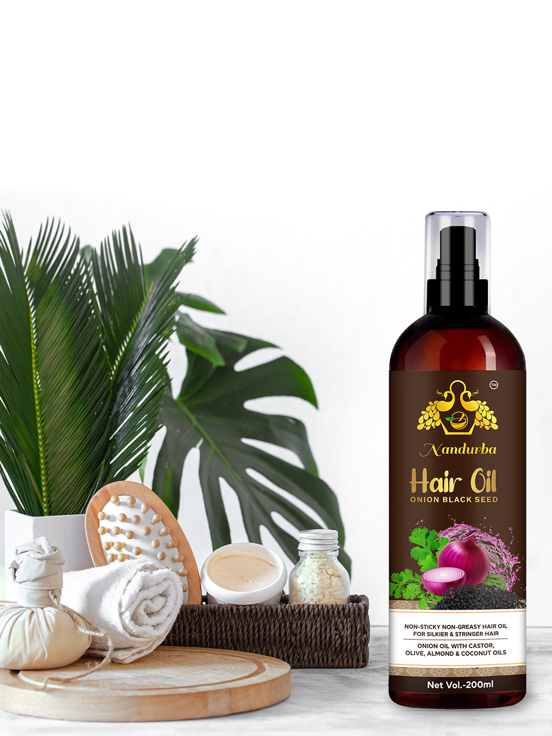 Nandurba Blackseed Onion Hair Oil- 200 ml