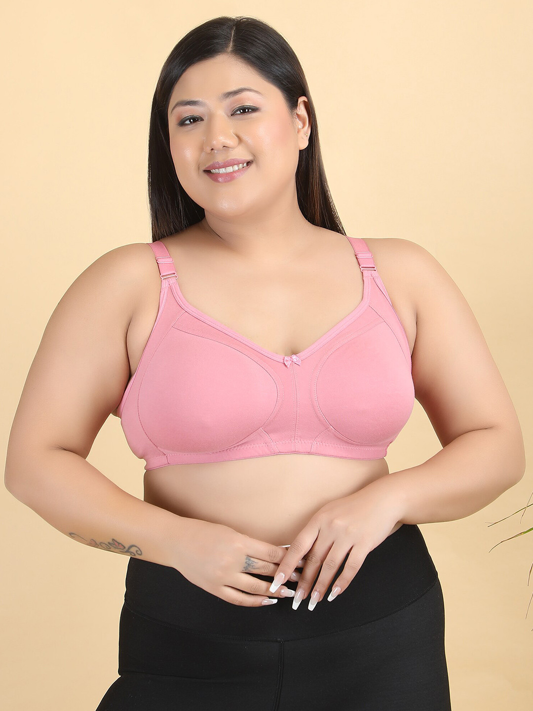 Klassik Plus Size Full Coverage Non Padded Anti Odour Everyday Bra- All Day Comfort