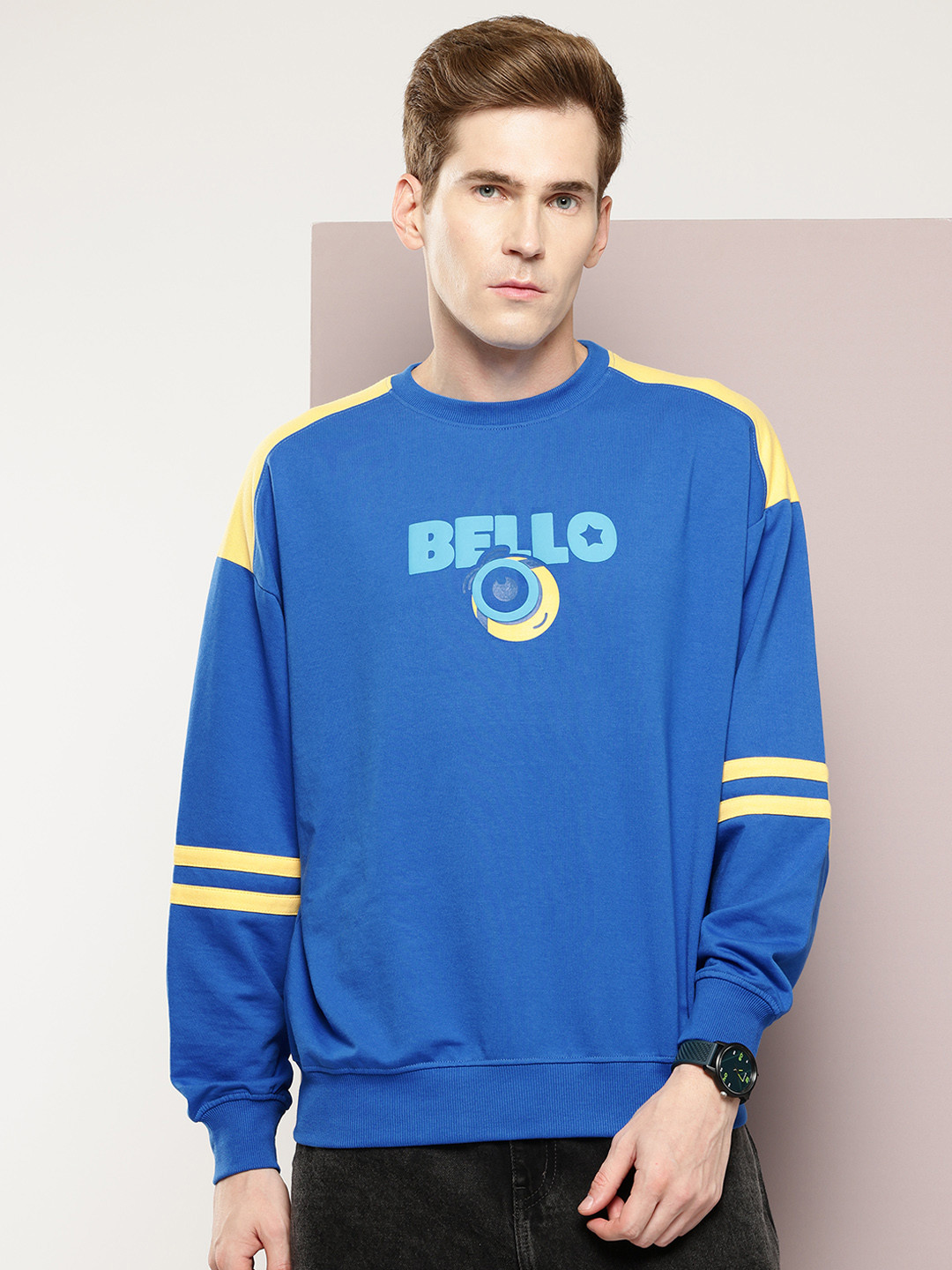 Minions by Kook N Keech Minions Print Sweatshirt