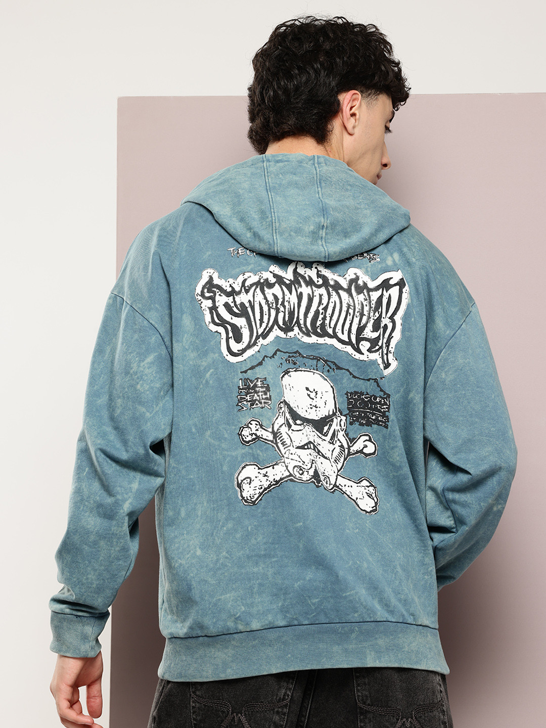 Kook N Keech Star Wars Men Printed Hooded Sweatshirt