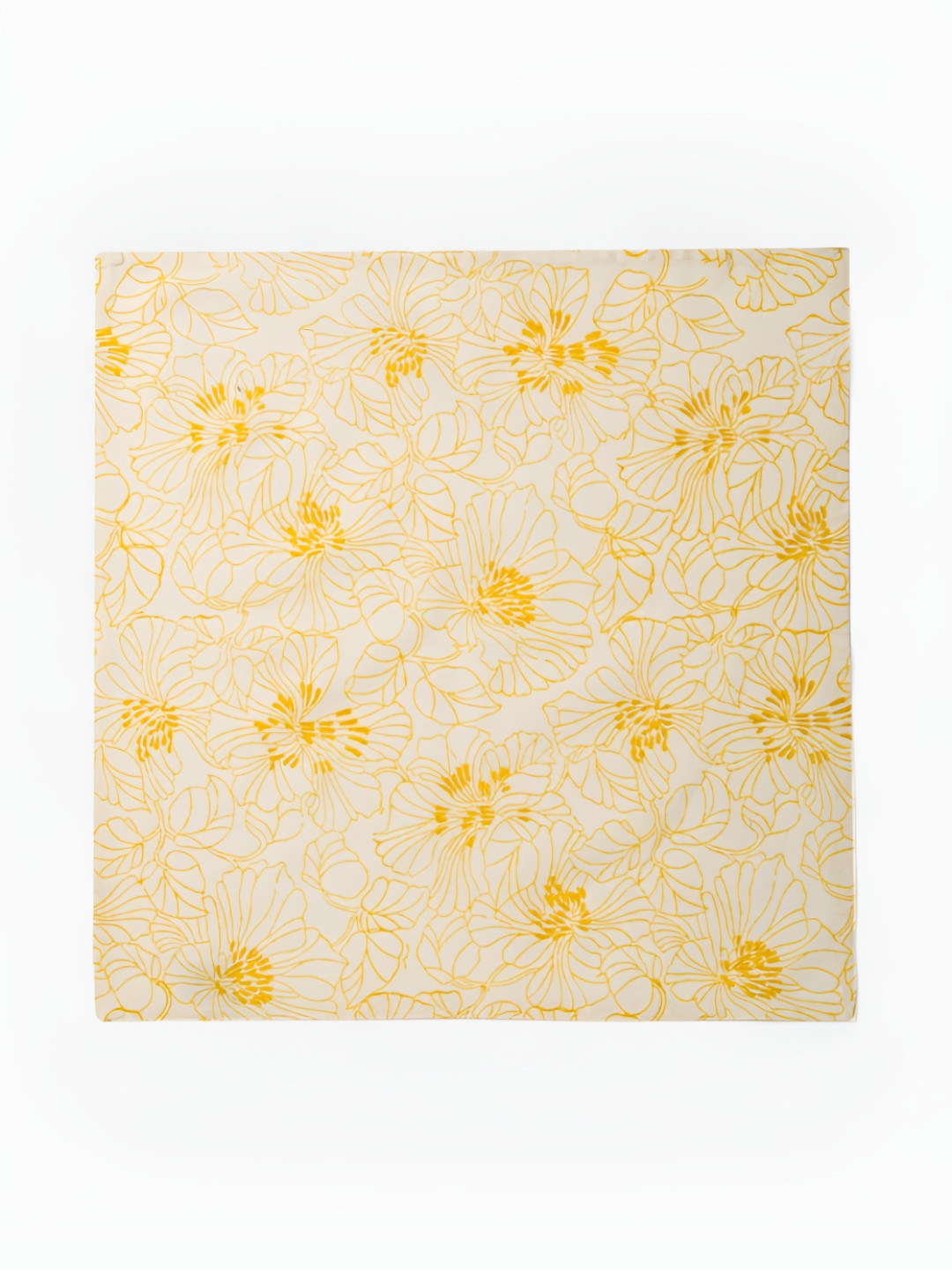 Fabindia Orange 6 Pieces Printed Cotton Table Napkins