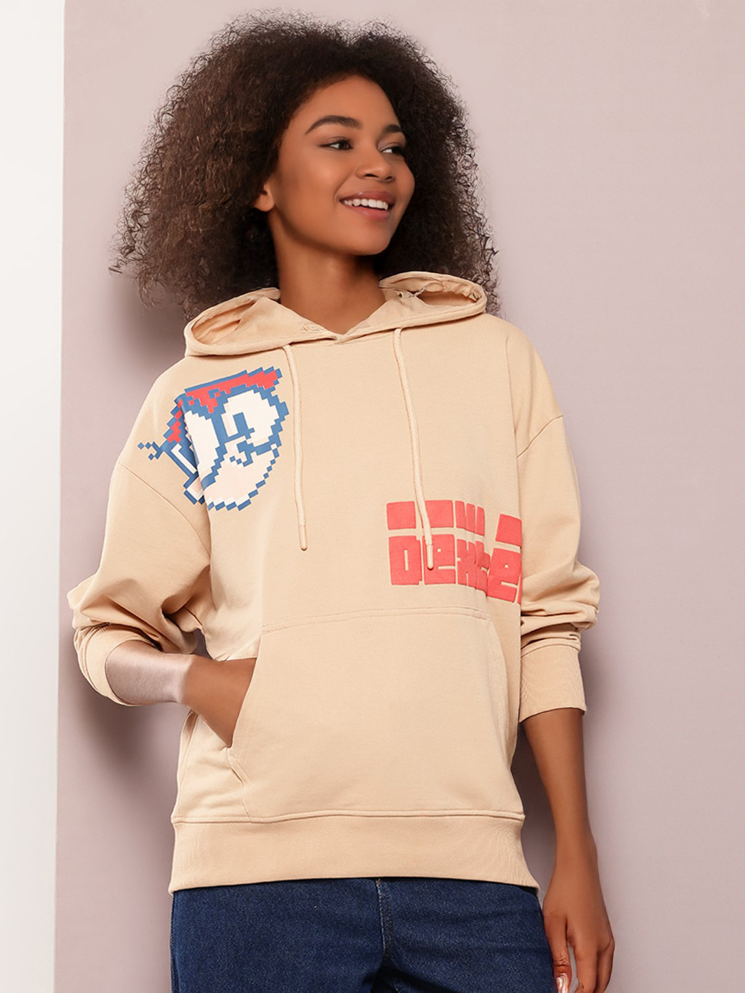 Dexter by Kook N Keech Printed Hooded Sweatshirt