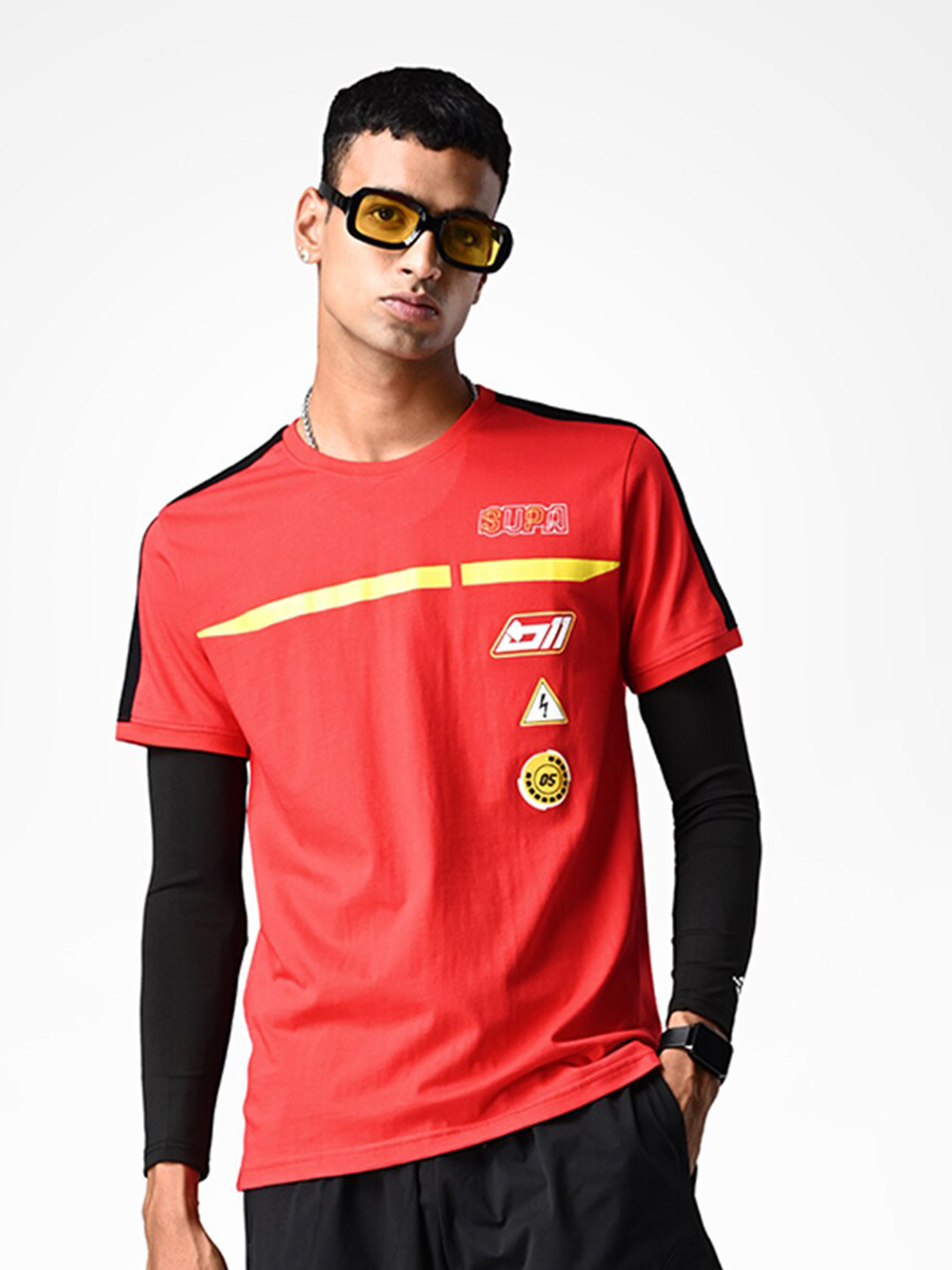 Supa Graphi Printed Cotton T-shirt