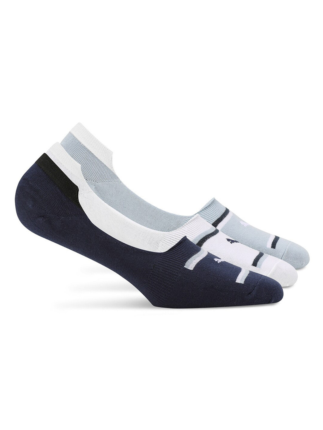 Puma Lifestyle Unisex Pack Of 3 Cotton Footie Socks