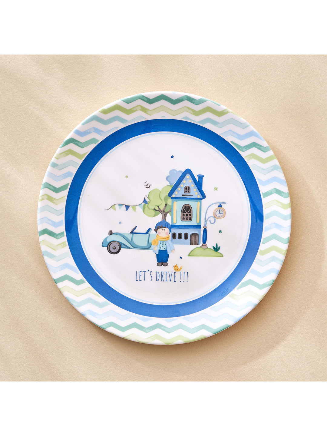 Home Centre Melamine Printed Plate