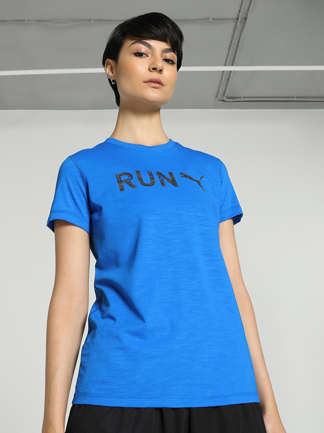 Puma RUN Womens Dry Cell Round Neck Training  Tshirt