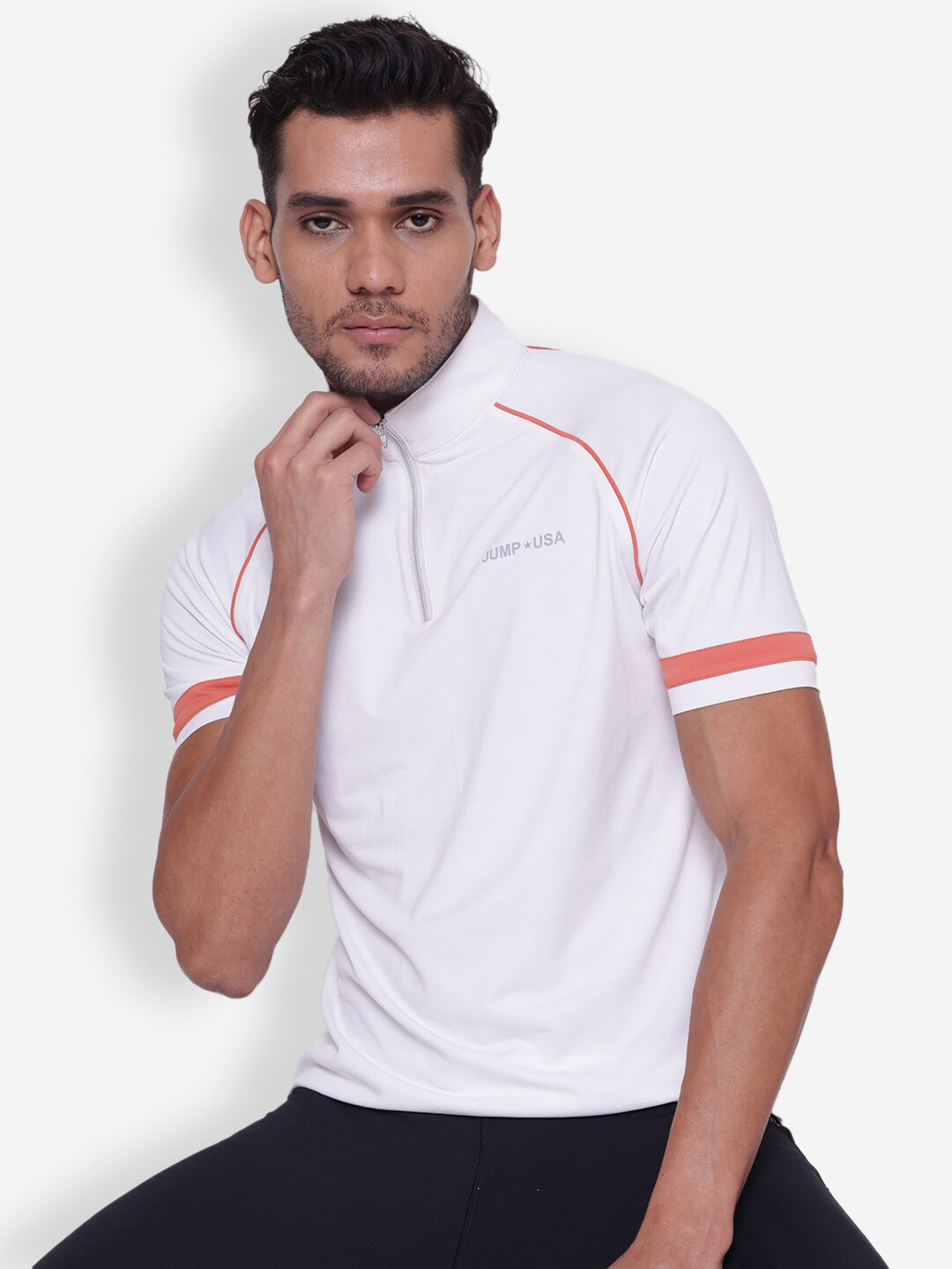 JUMP USA High Neck Extended Sleeves T-shirt