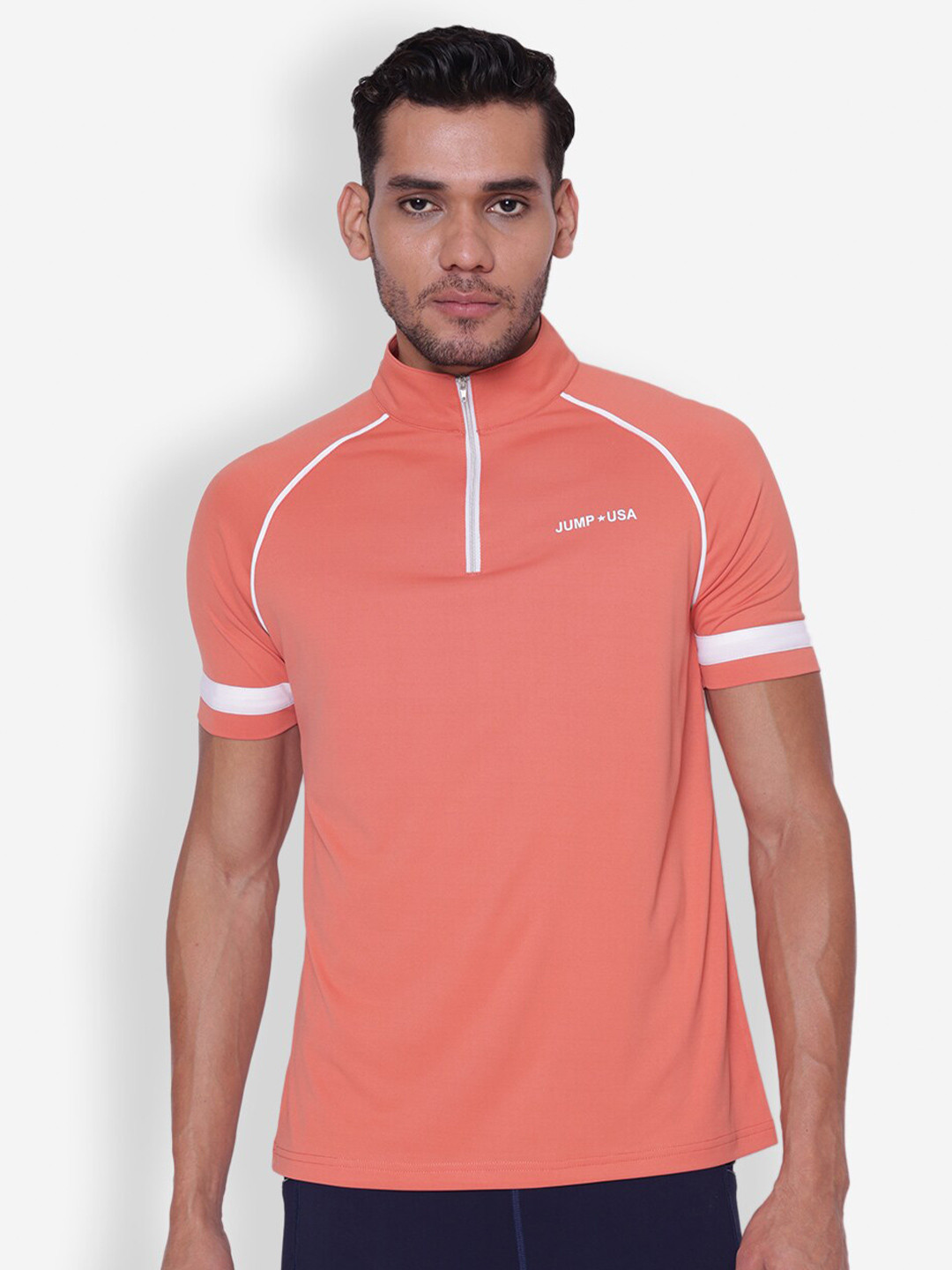 JUMP USA High Neck Extended Sleeves T-shirt