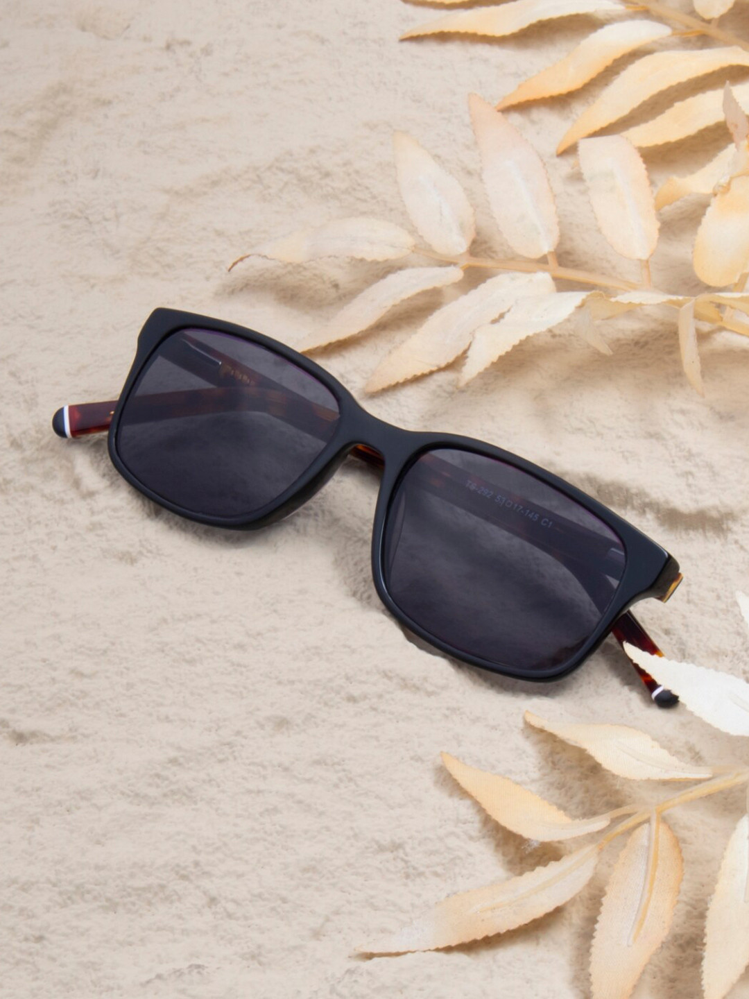 Ted Smith Unisex Wayfarer Sunglasses with Polarised Lens CROSBIE_C1