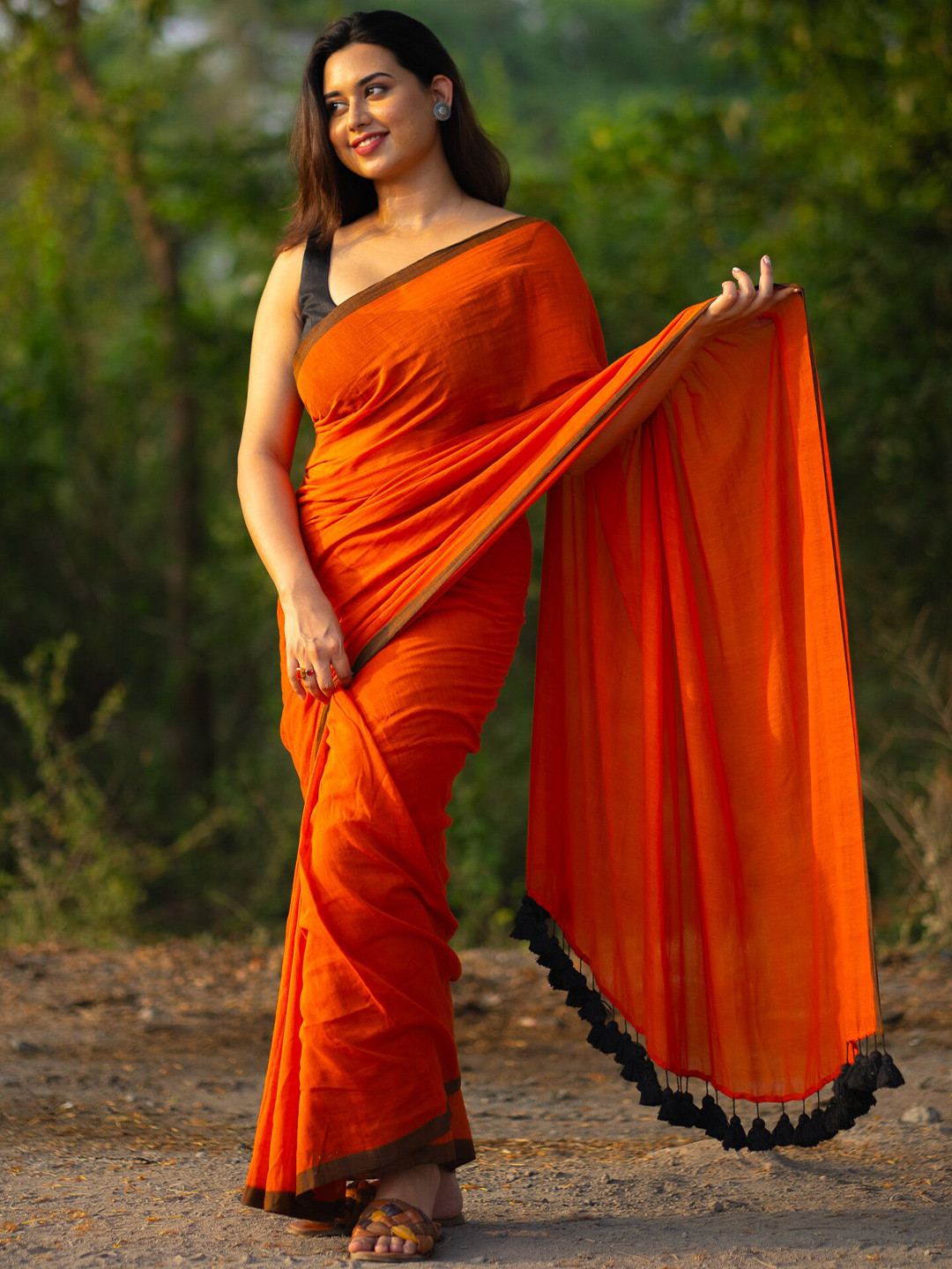 I LOVE SAREES Pure Cotton Handloom Saree