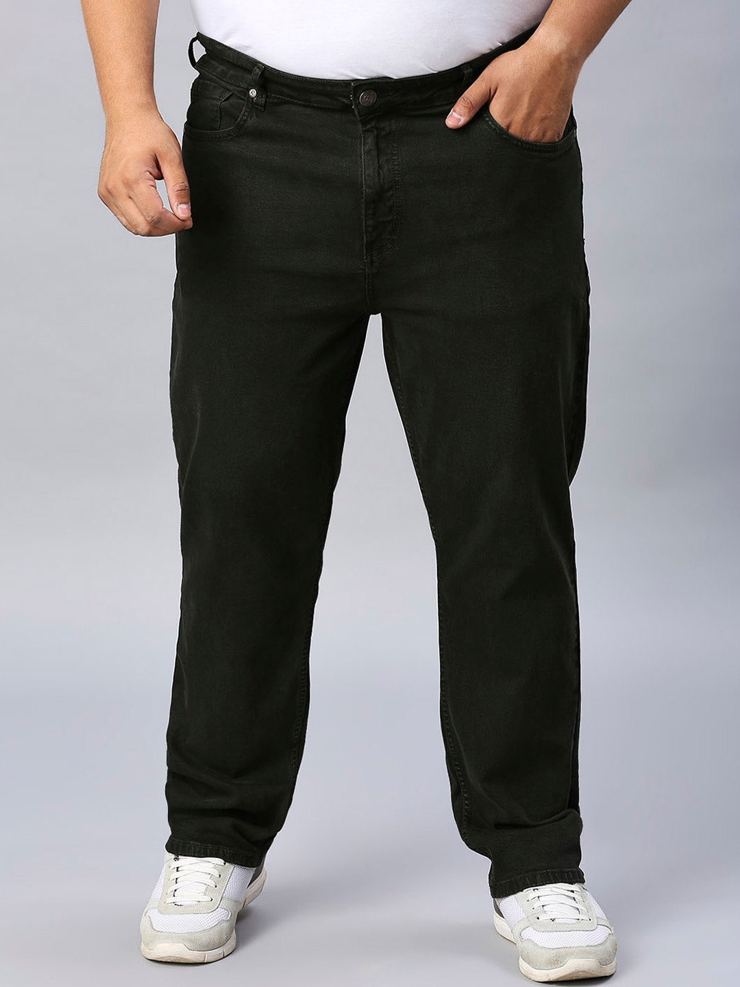 Turning Blue Men Slim Fit Mid-Rise Clean Look Pure Cotton Stretchable Jeans