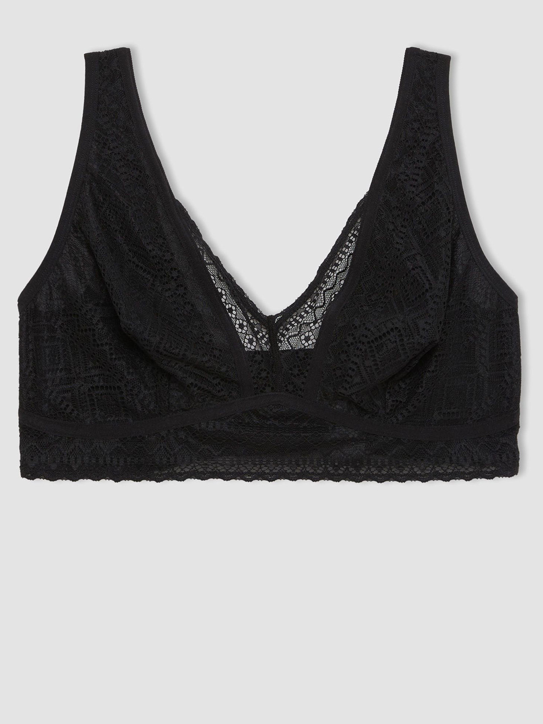 DeFacto Self Designed Full Coverage Lightly Padded Everyday Bra With All Day Comfort