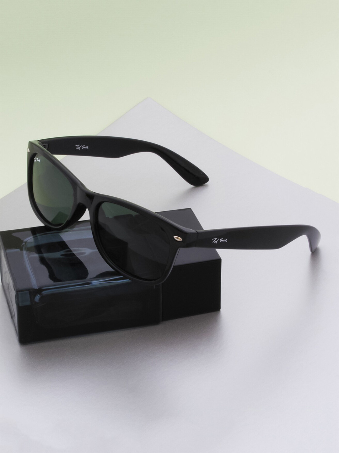 Ted Smith Unisex Wayfarer Sunglasses with UV Protected Lens TS-SAILER_C2