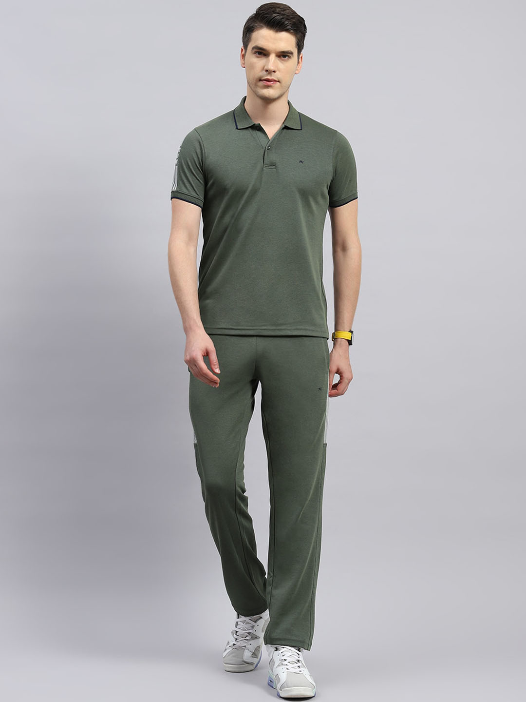 Monte Carlo Polo Collar T-shirt With Trousers Co-Ords