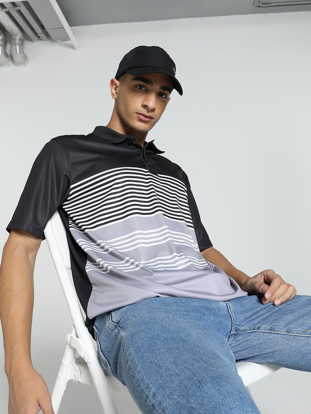 Puma Men Relaxed Fit Premium Polo