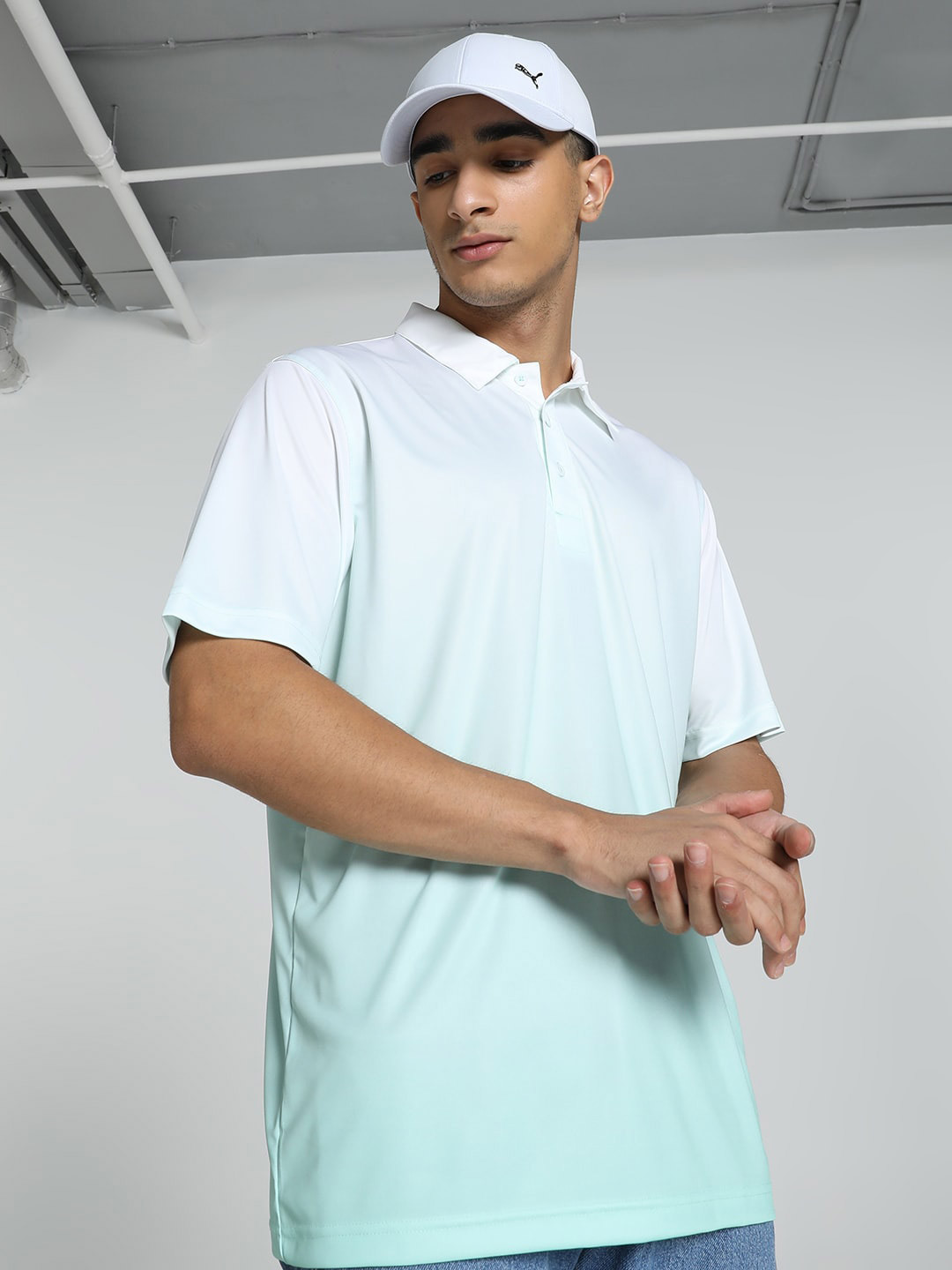Puma Men Relaxed Fit Premium Polo
