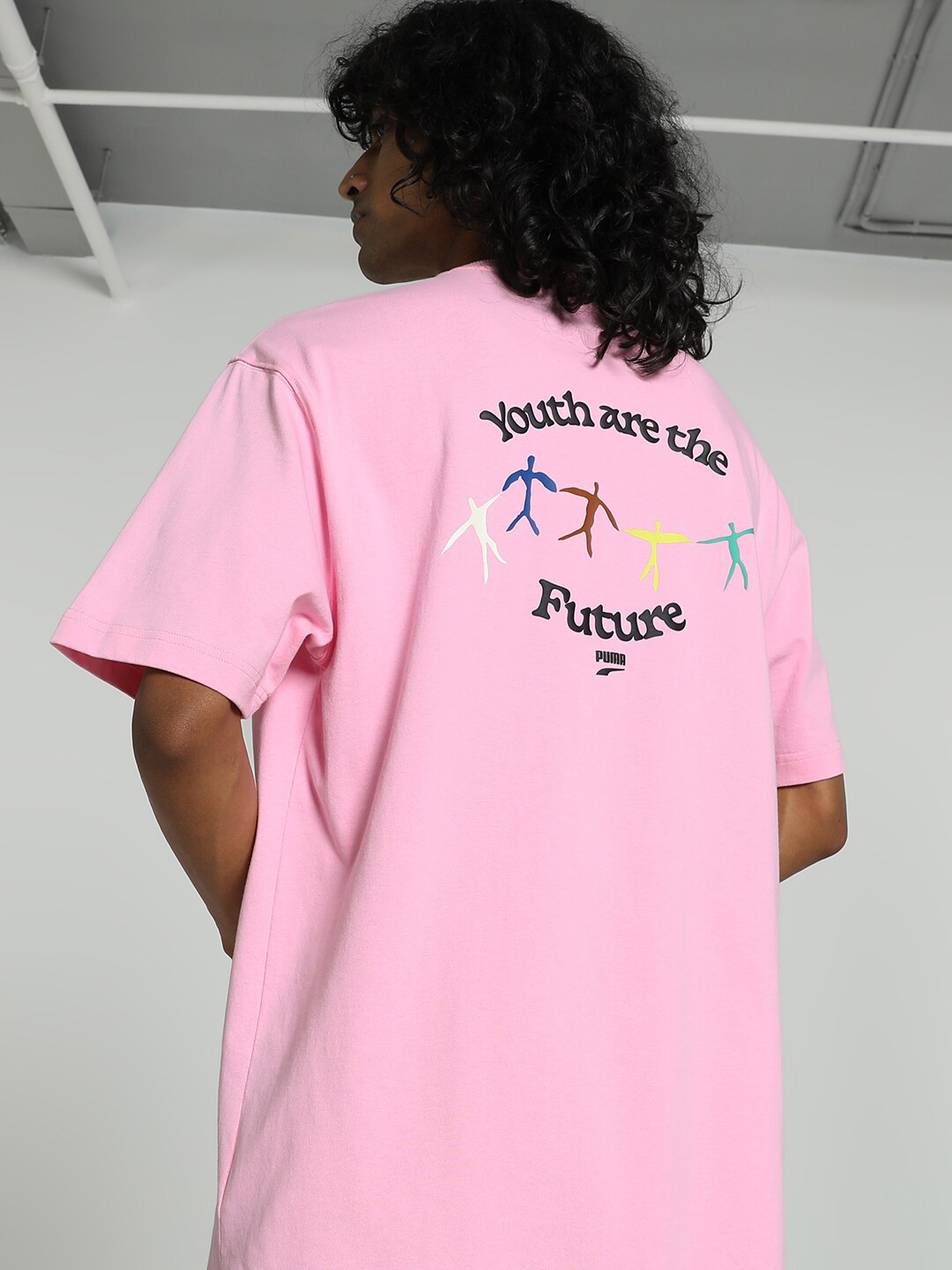 Puma DOWNTOWN Men Graphic Relaxed Fit T-shirt
