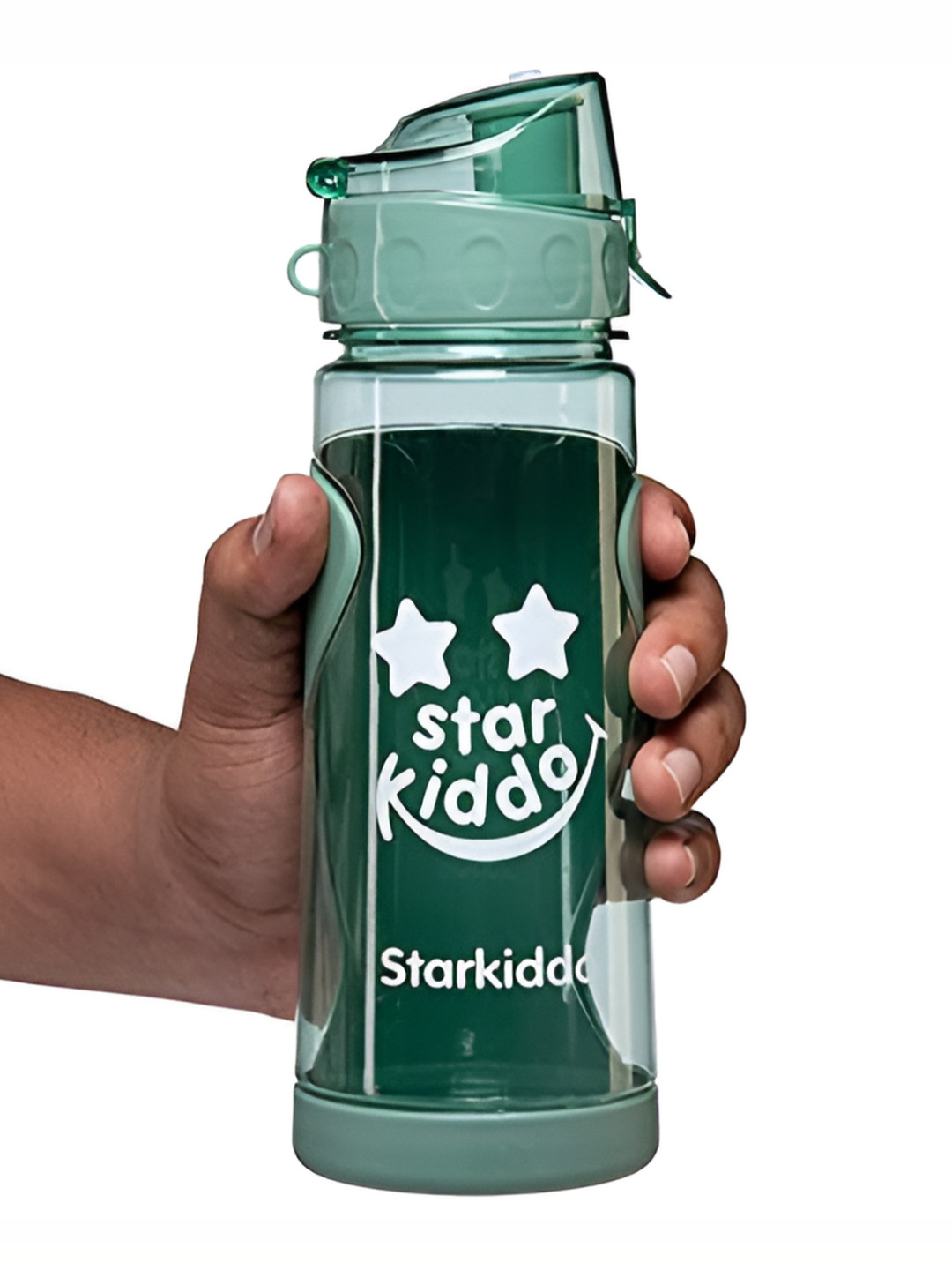 Starkiddo Gokids Green Brand Logo Tritan Spill Proof Flask - 550ml