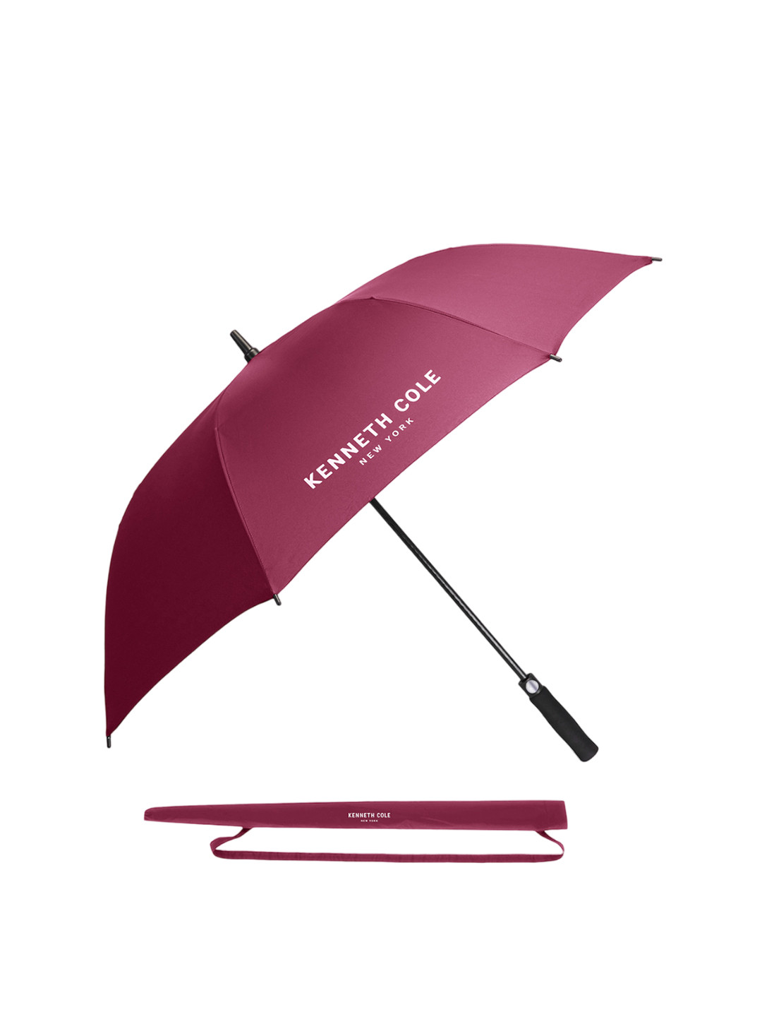 Kenneth Cole Unisex Manual 2 Fold UV Protection Auto Open Umbrella