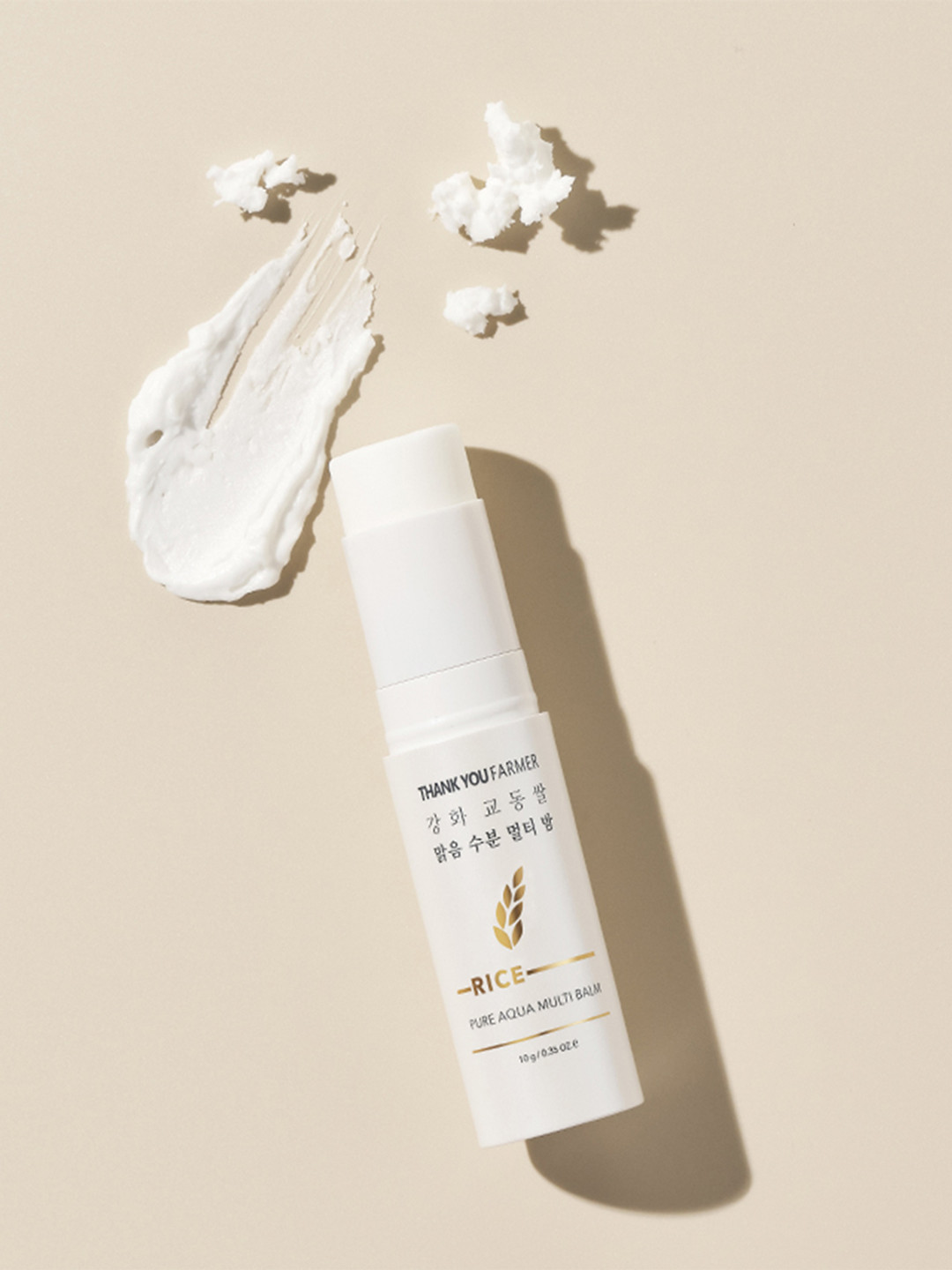 Thank You Farmer Rice Pure Aqua Balm with Rice Extract for Hydrated & Smooth Skin - 10g