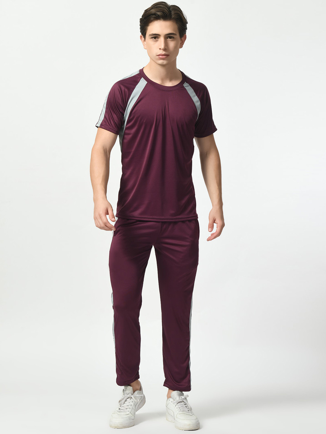 BAESD Short Sleeves Round Neck T shirt & Track Pant