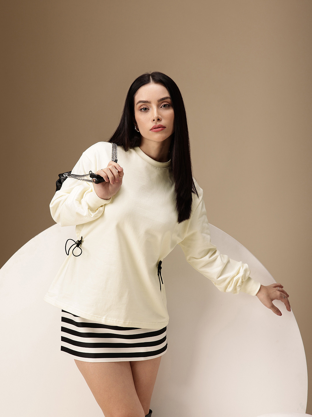 Chemistry Pure Cotton Toggle Detailed Sweatshirt