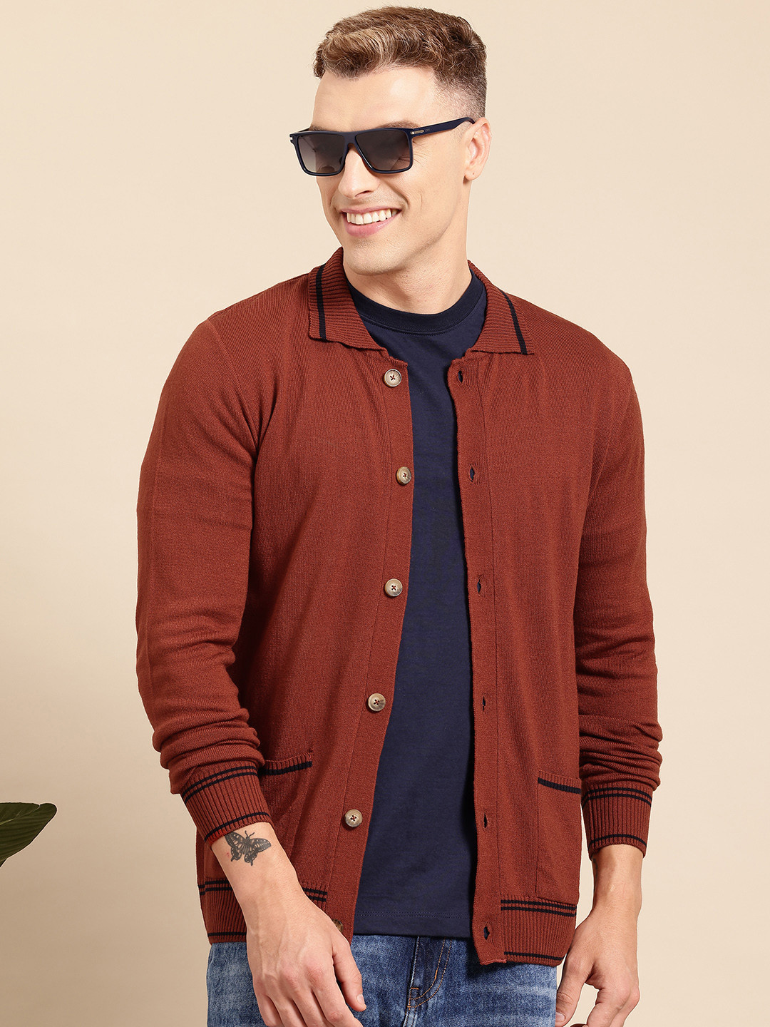 Mast & Harbour Cardigan Sweater