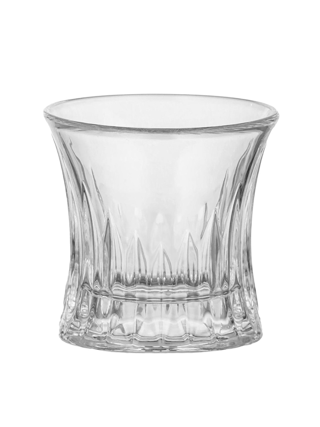 Troveas 6PcsTransparent Whisky Glass 390ML