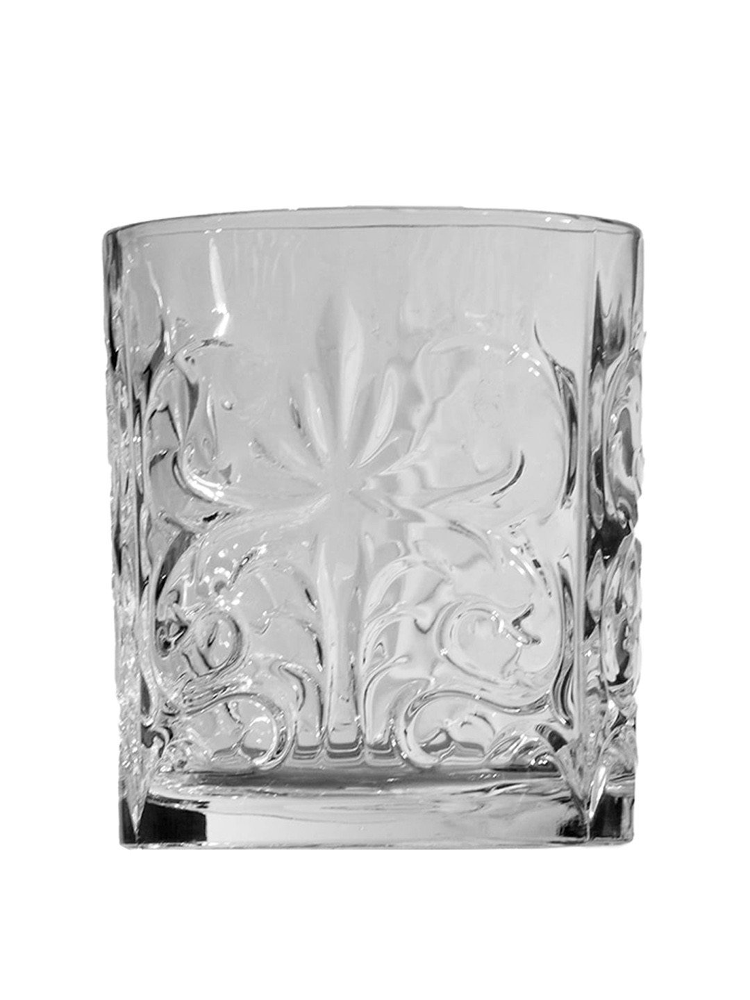 Troveas 6Pcs Transparent Whisky Glass 360ML