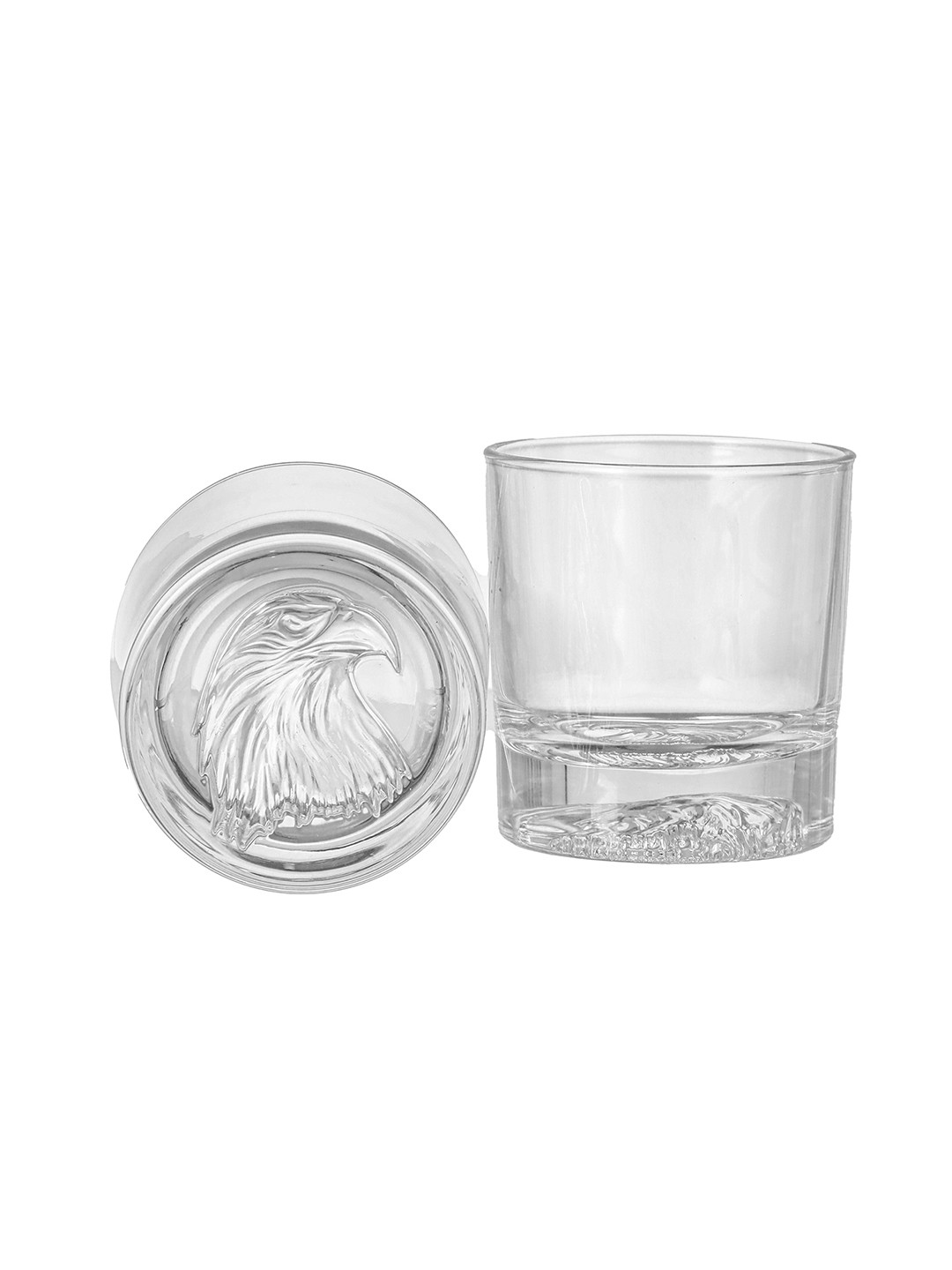 Troveas Transparent 6 Pieces Whiskey Glasses 320 ml Each
