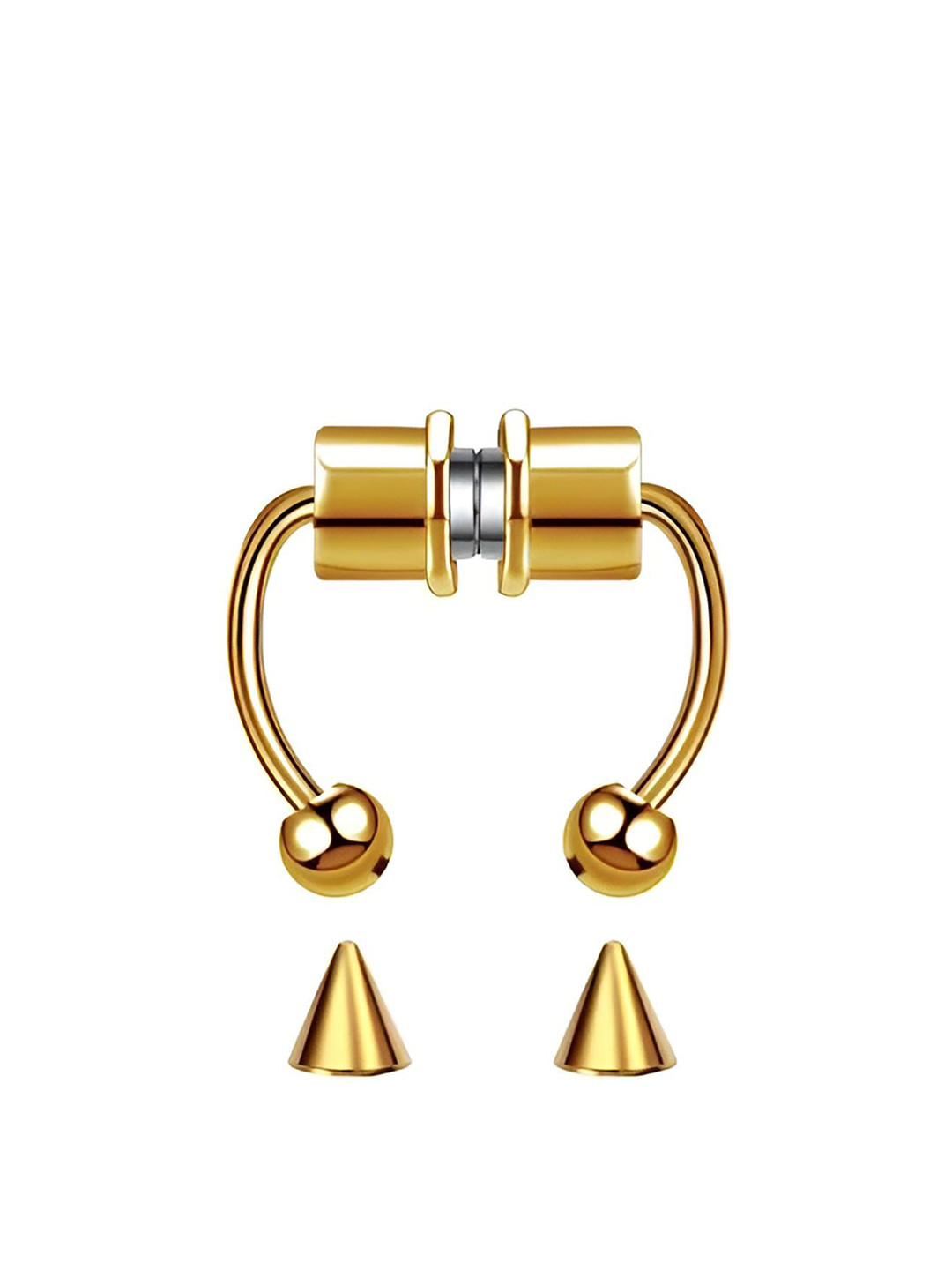 Goho Artificial Stones and Beads Septum Nosepin