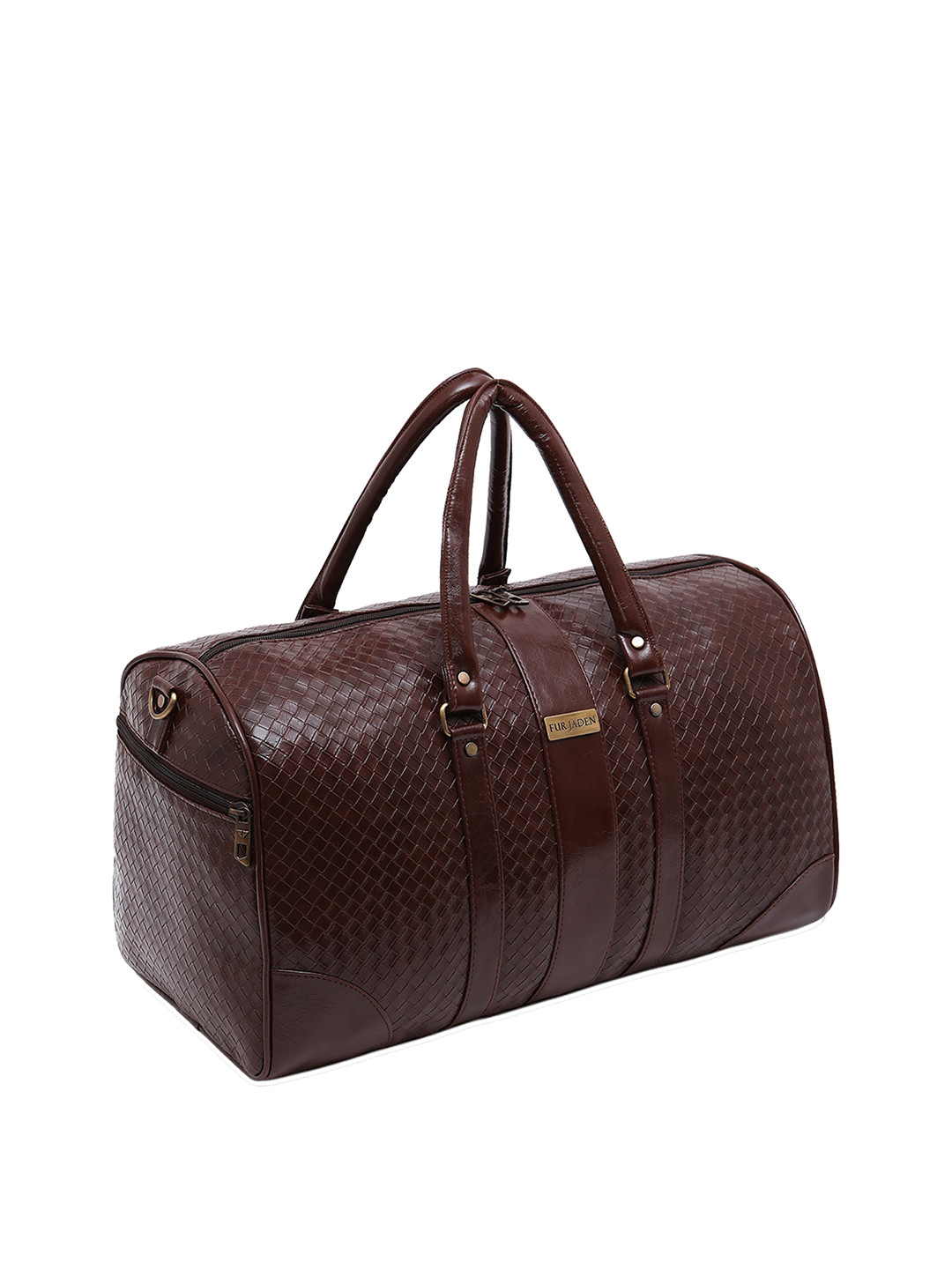 FUR JADEN Textured Medium Casual Duffel Bag