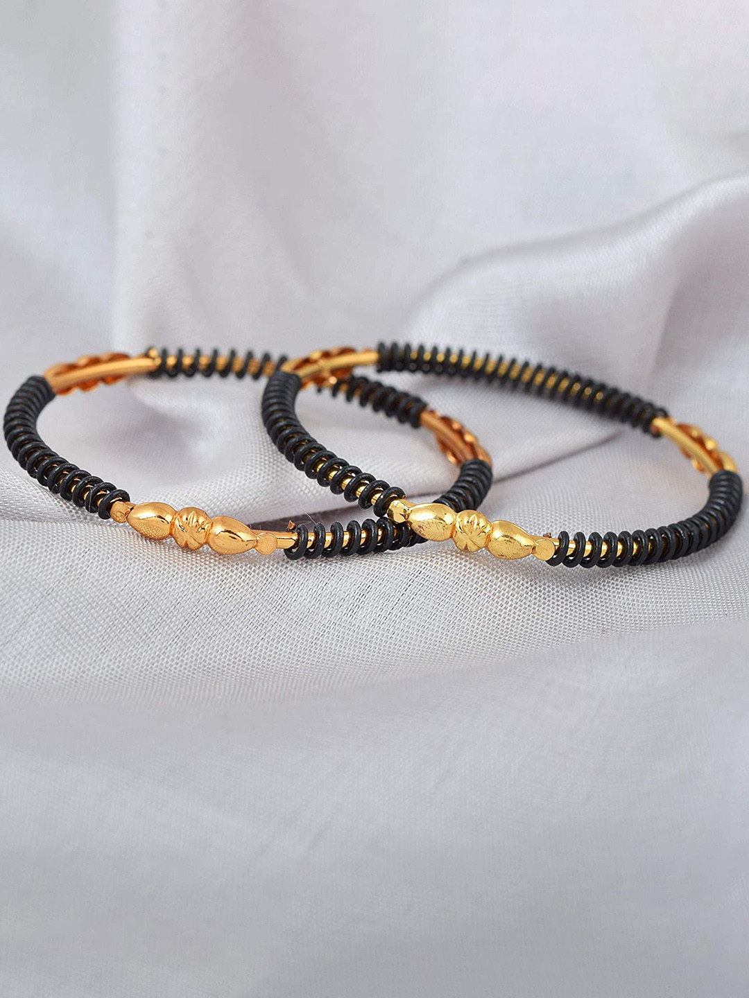 BAESD Infants Beaded Spiral Bangles