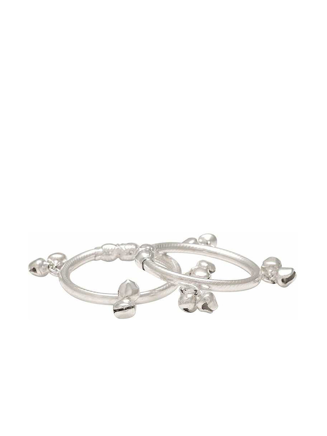 BAESD Infants Silver-Plated Beaded Bangles