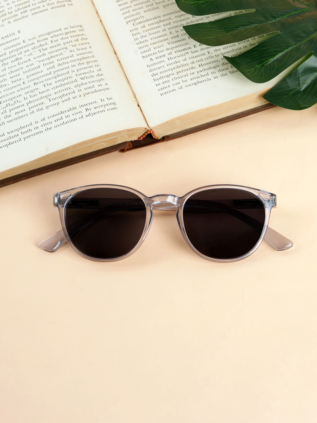 Woggles Unisex Round Sunglasses with Polarised Lens-WOWFRO-02-M09-1083-M