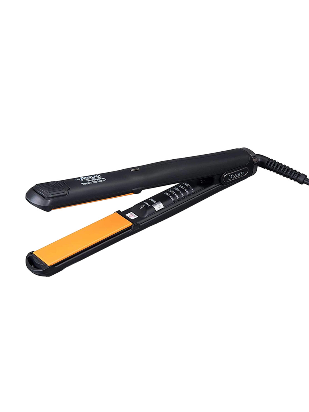 ASBAH Professional AH1004 D'Zara Hair Straightener with 3D Floating Plates - Black