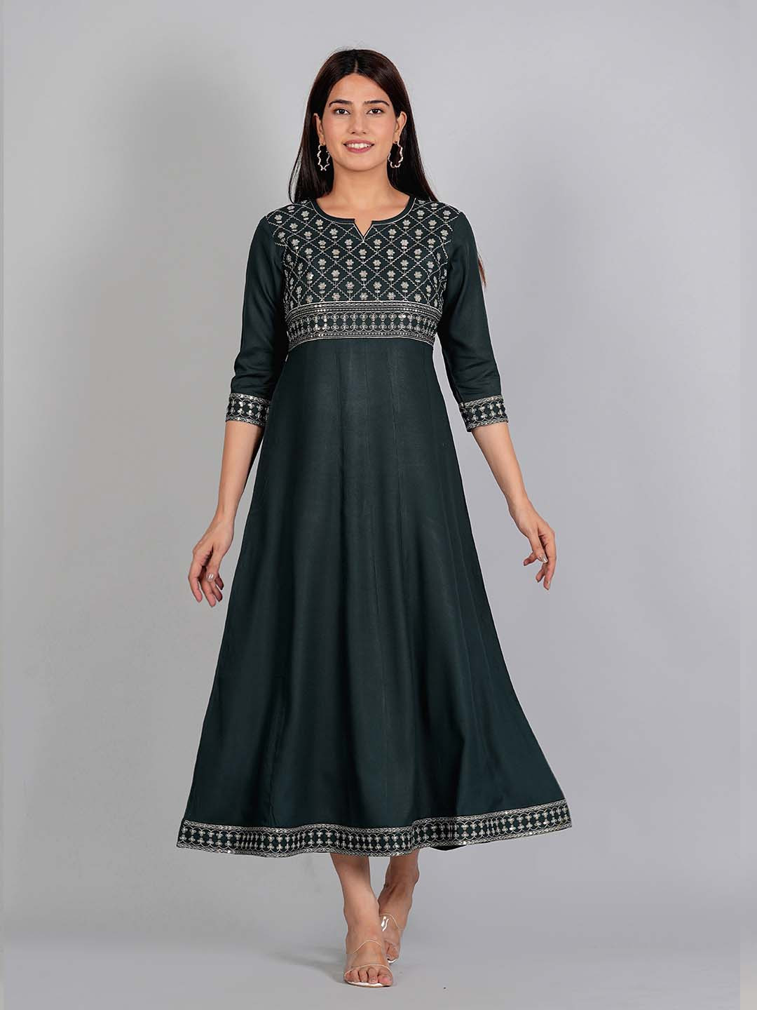 Radhika Fashion Floral Print Maxi Dress