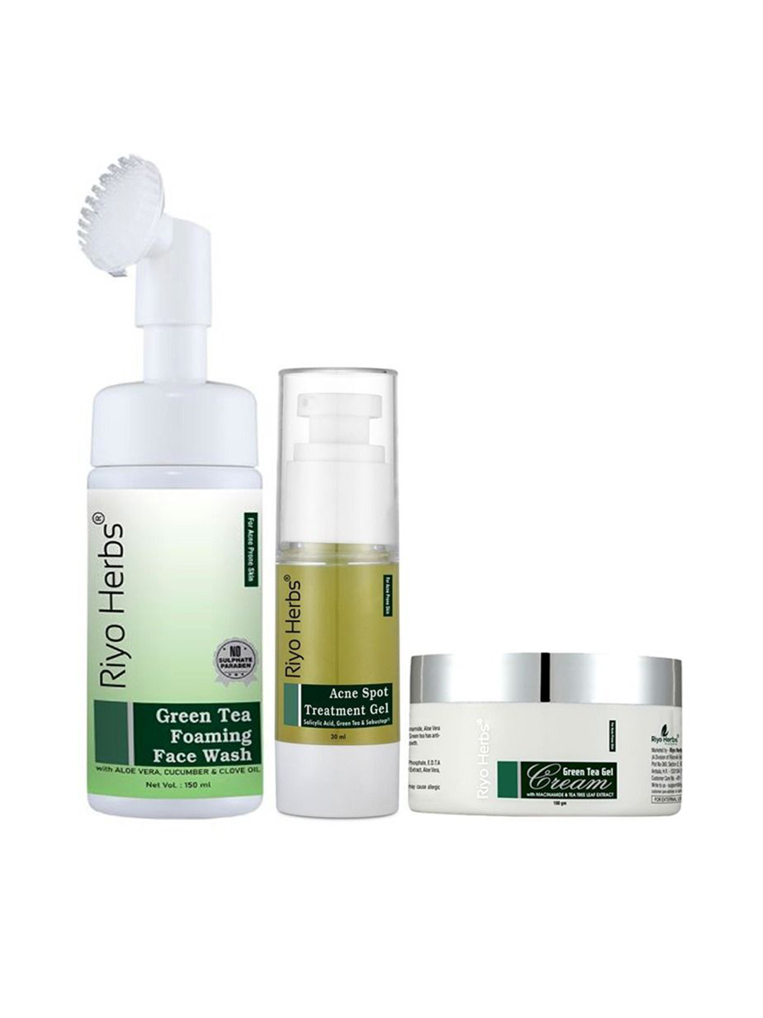 Riyo Herbs Set Of 3 Skin Care Combo - 150 ml-30 ml-100 ml