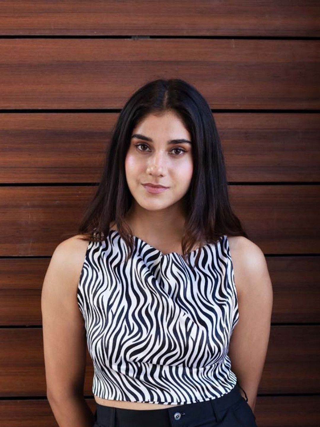 HEY MISSY Printed Cotton Top