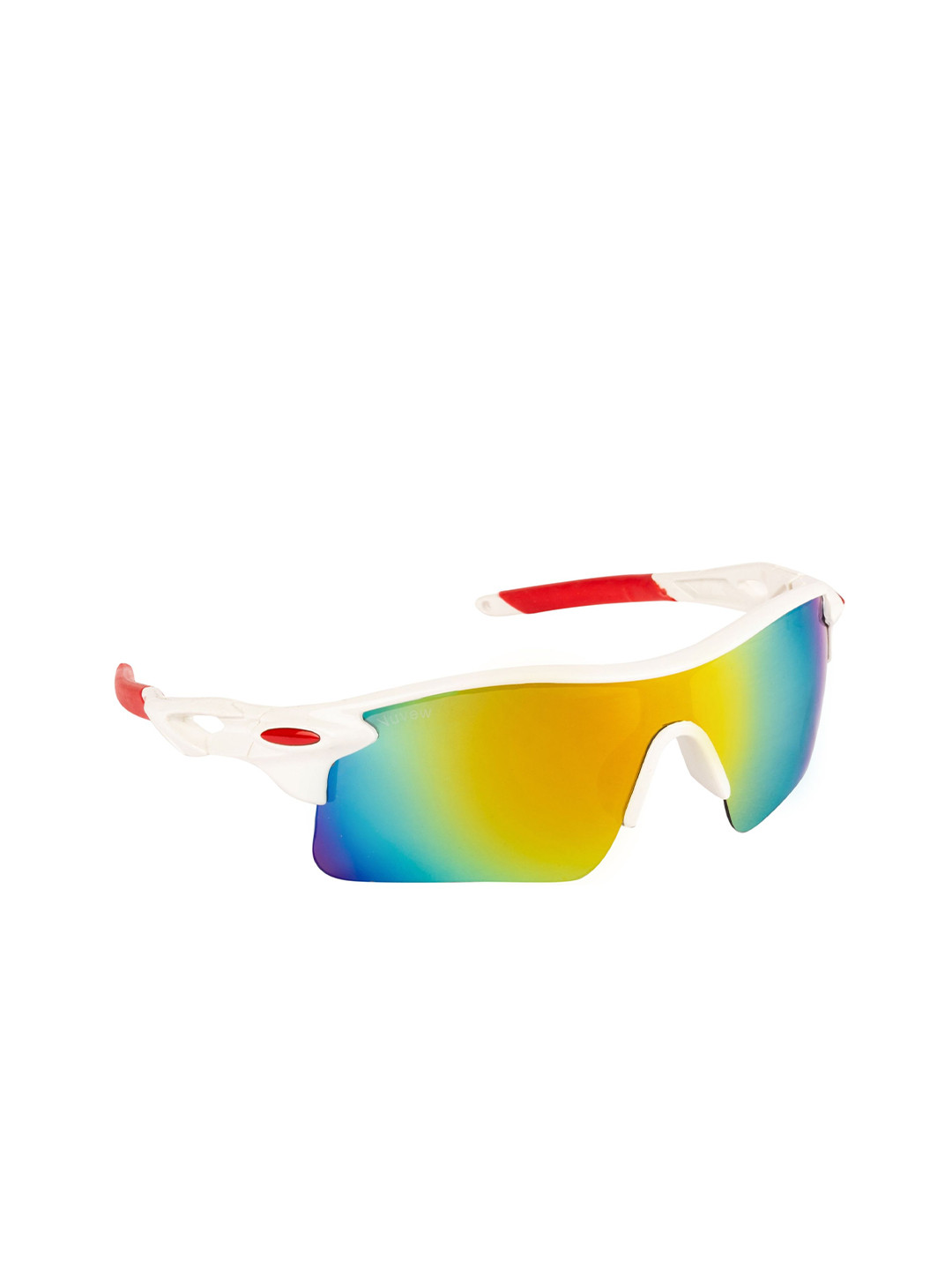 NuVew Unisex Sports Sunglasses With UV Protected Lens ES_16406-29-NW-Oakly-fMLC-WHRD-SP
