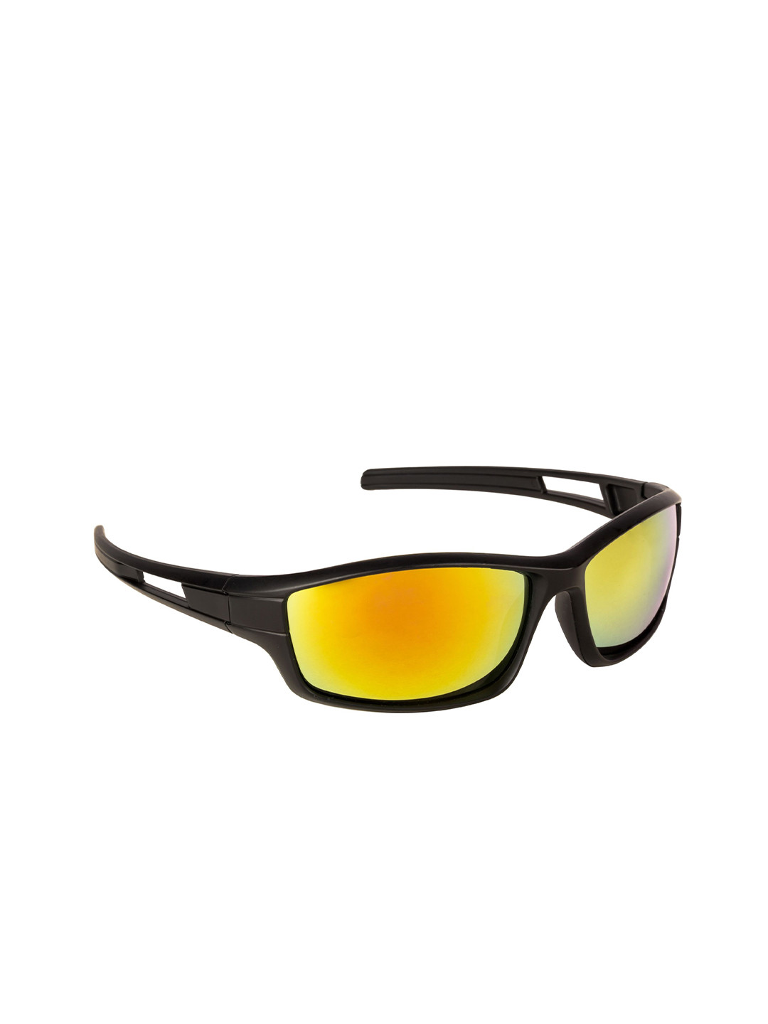 NuVew Unisex Sports Sunglasses with UV Protected Lens ES_15424-26-NW-729-fGLRD-BLK-SP