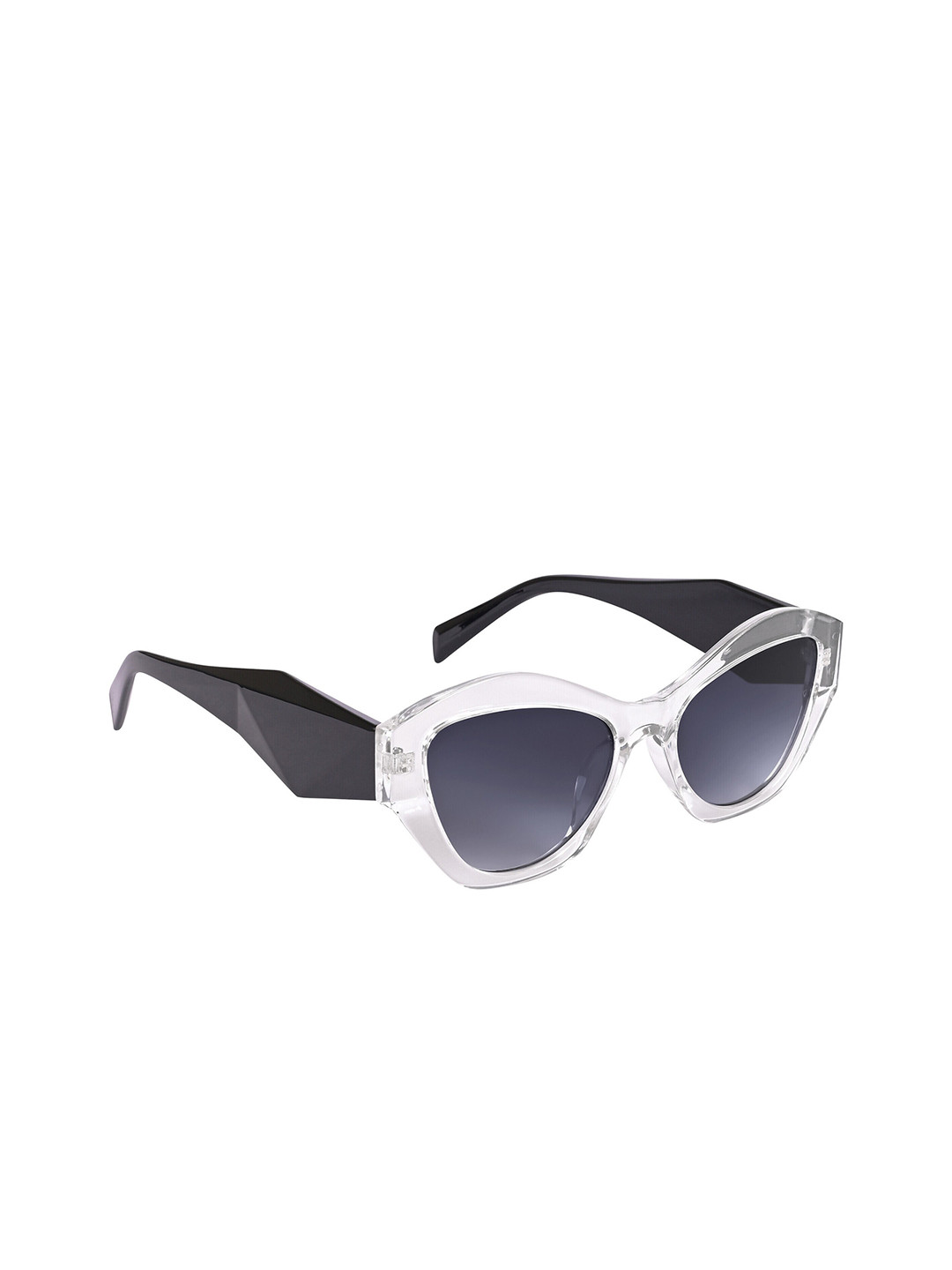 NuVew Women Cateye Sunglasses With UV Protected Lens ES_16548-31-NW-9276-BLK-CLBK-CEOV