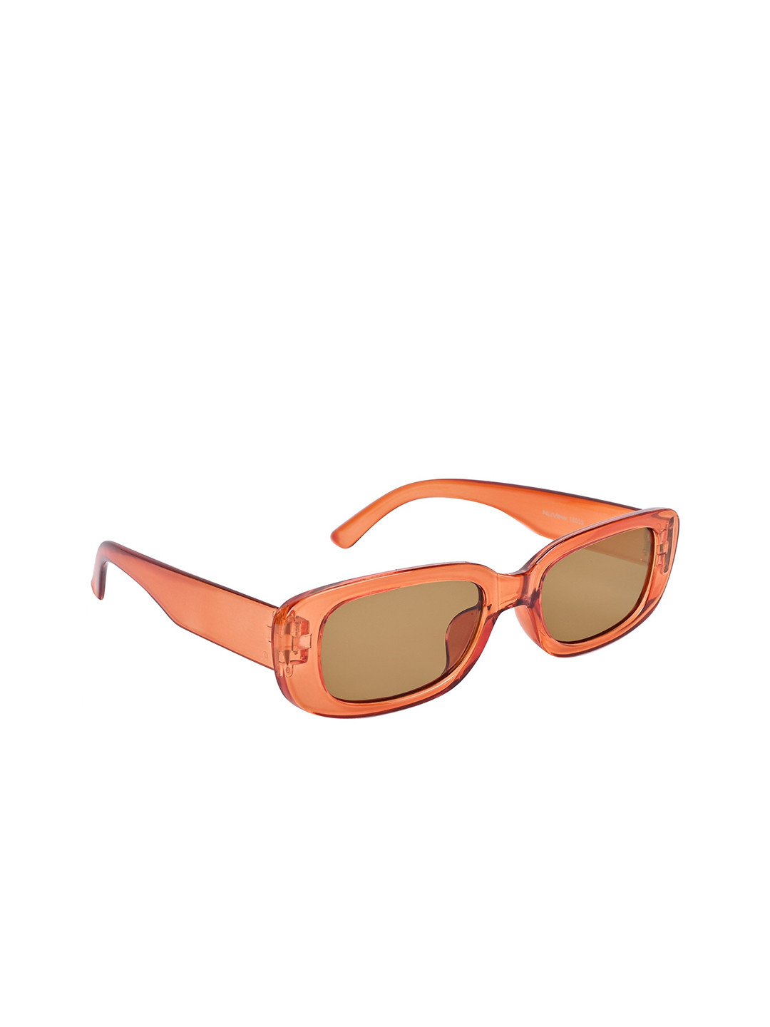 NuVew Unisex Rectangle Sunglasses with UV Protected Lens ES_16443