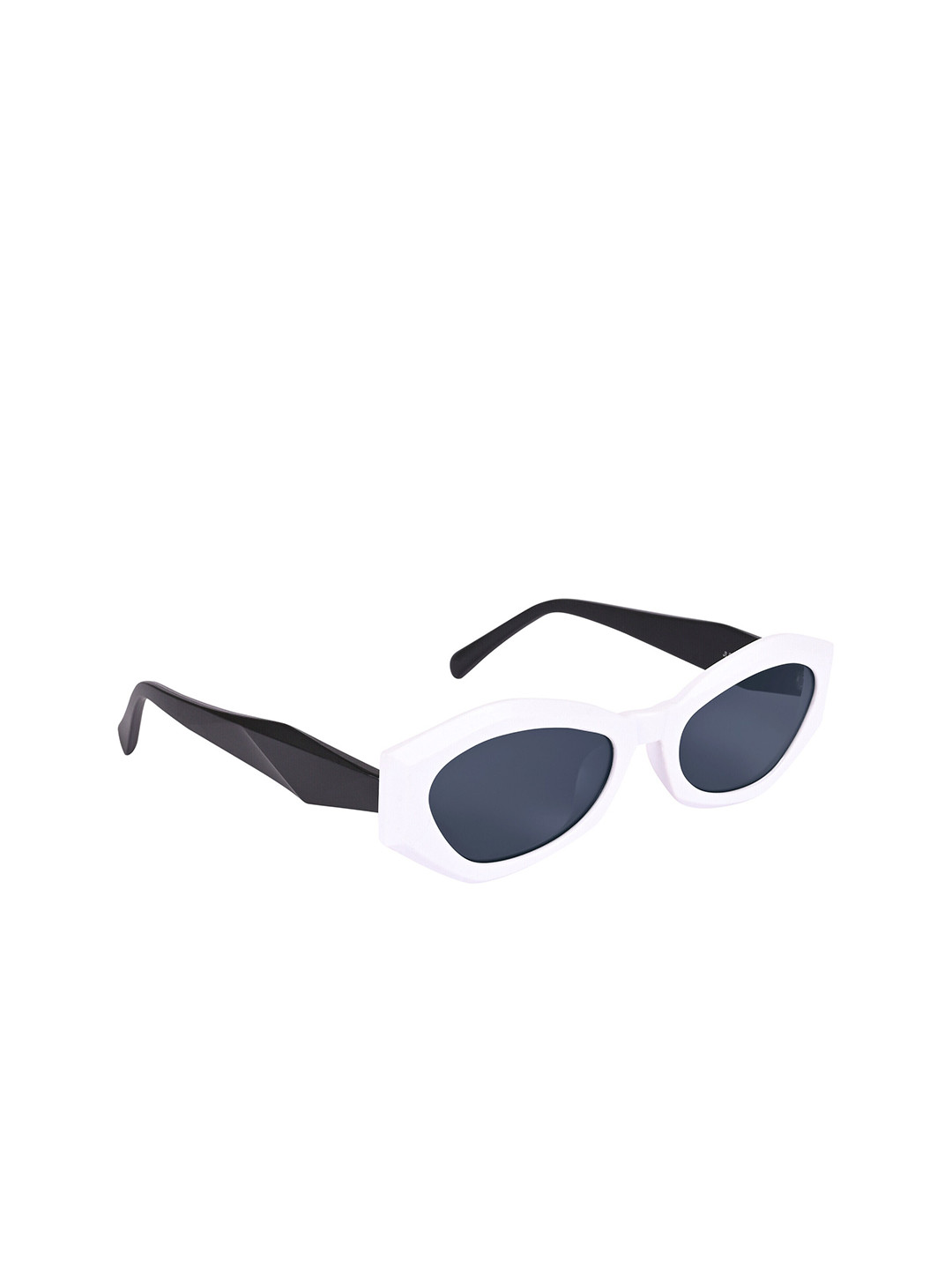 NuVew Unisex Oval Sunglasses with UV Protected Lens ES_16542-31-NW-9273-BLK-mWHBK-OV