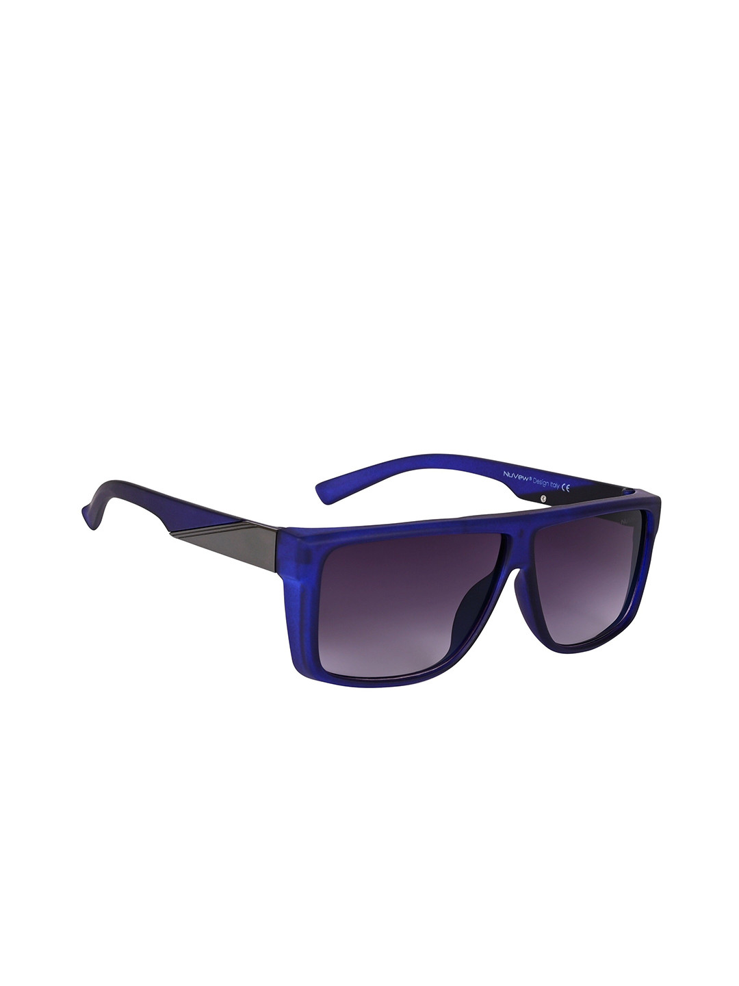 NuVew Unisex Rectangle Sunglasses with UV Protected Lens ES_15460